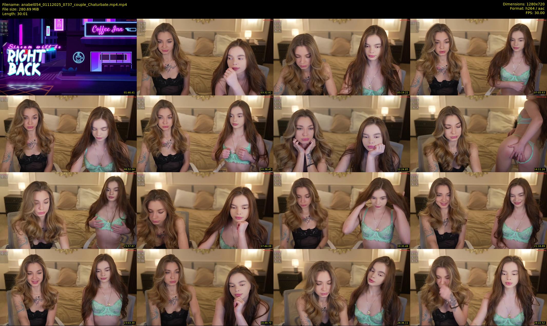 anabel054 — 31 minute Chaturbate female cam show recording, 720p, Nov 1, 2025