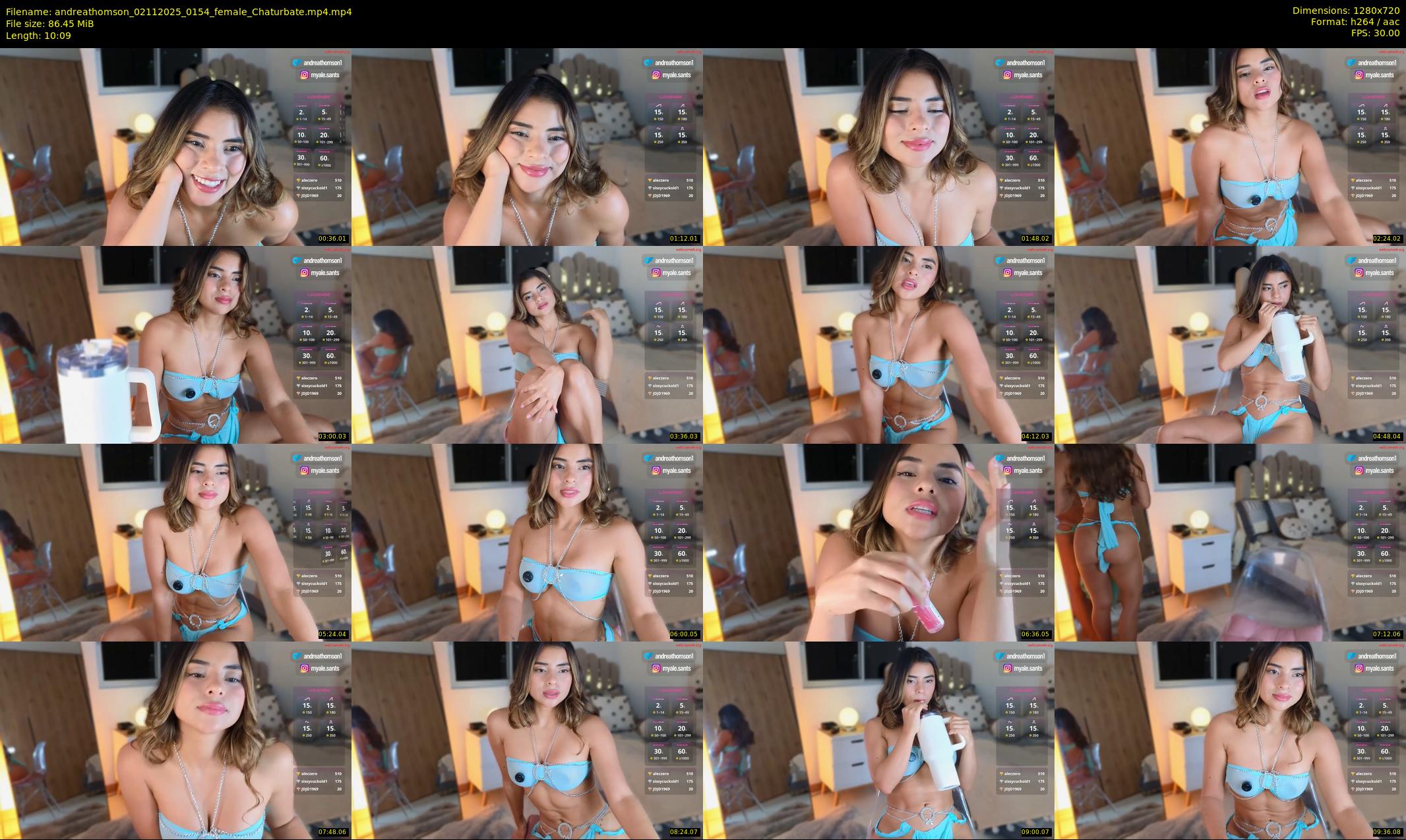 andreathomson — 11 minute Chaturbate female cam show recording, 720p, Nov 2, 2025