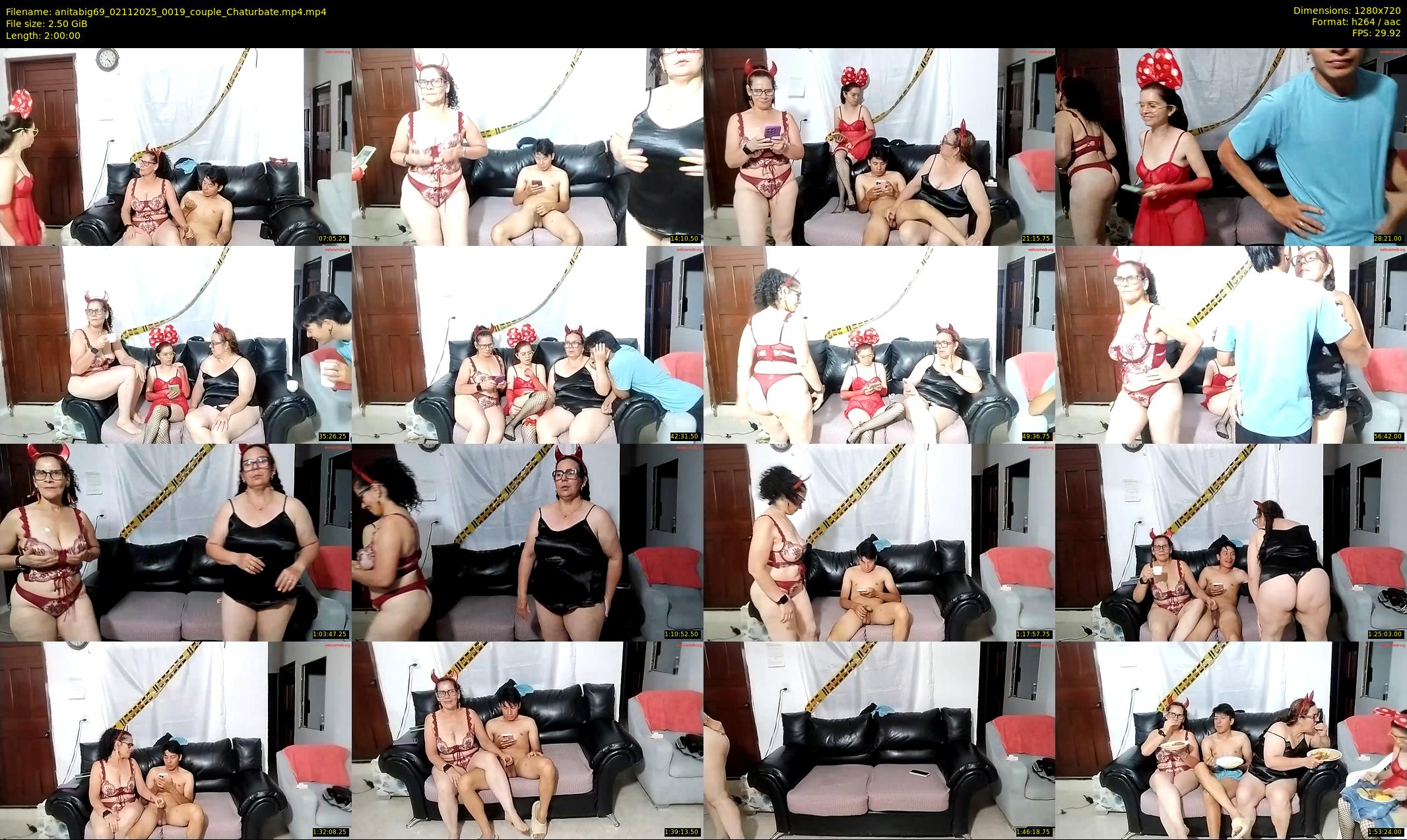 anitabig69 — 120 minute Chaturbate couple cam show recording, 720p, Nov 2, 2025