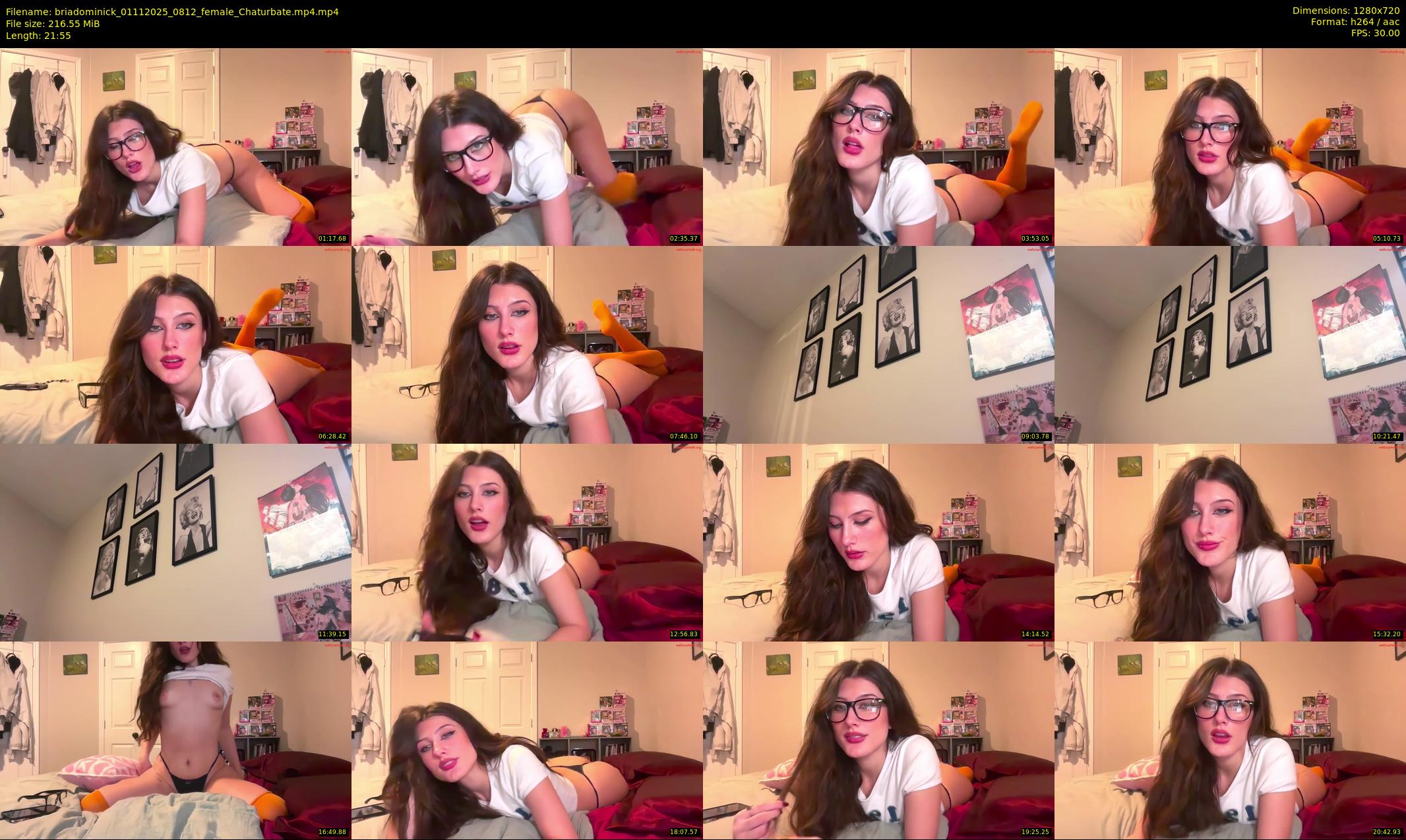 briadominick — 22 minute Chaturbate couple cam show recording, 720p, Nov 1, 2025
