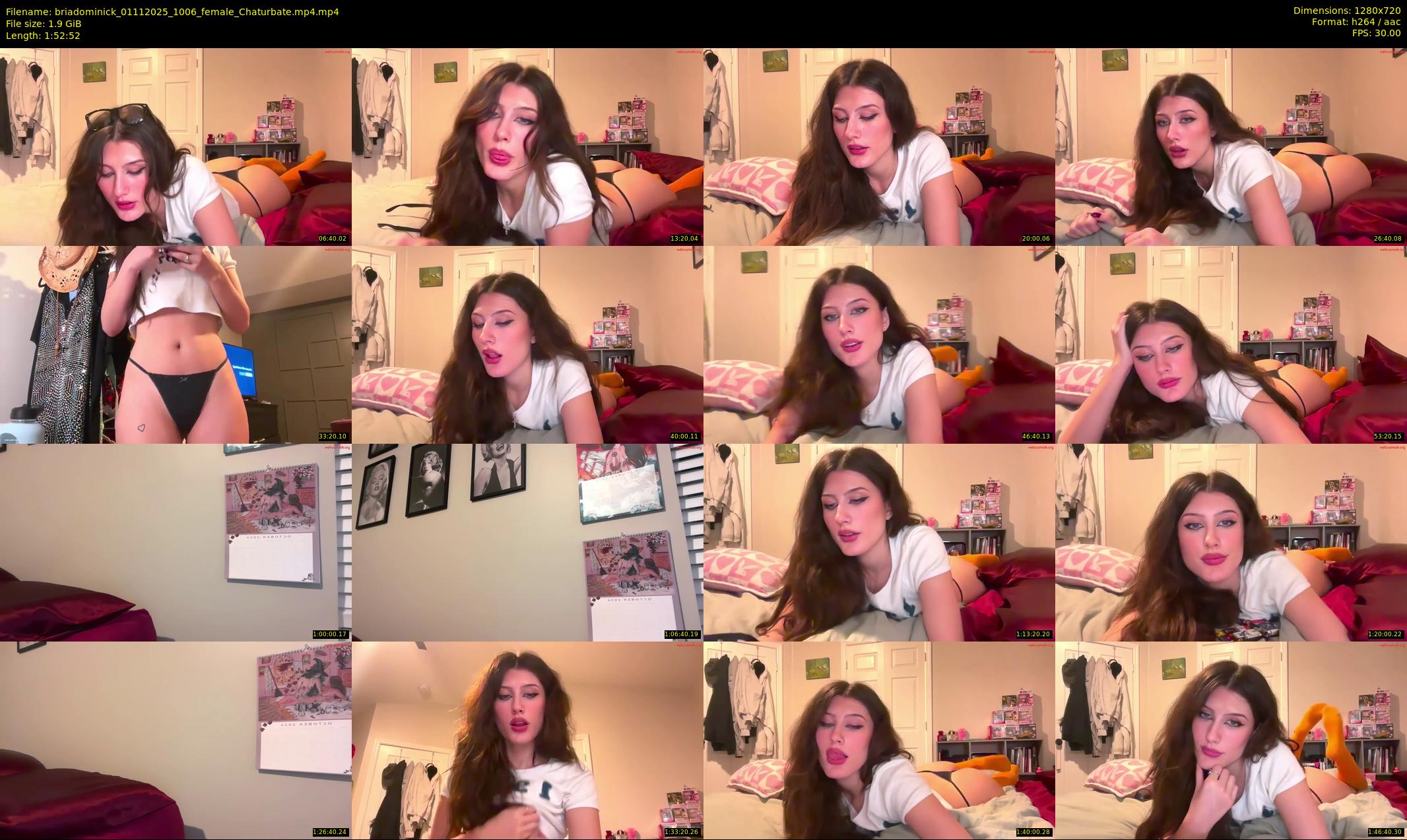 briadominick — 113 minute Chaturbate couple cam show recording, 720p, Nov 1, 2025
