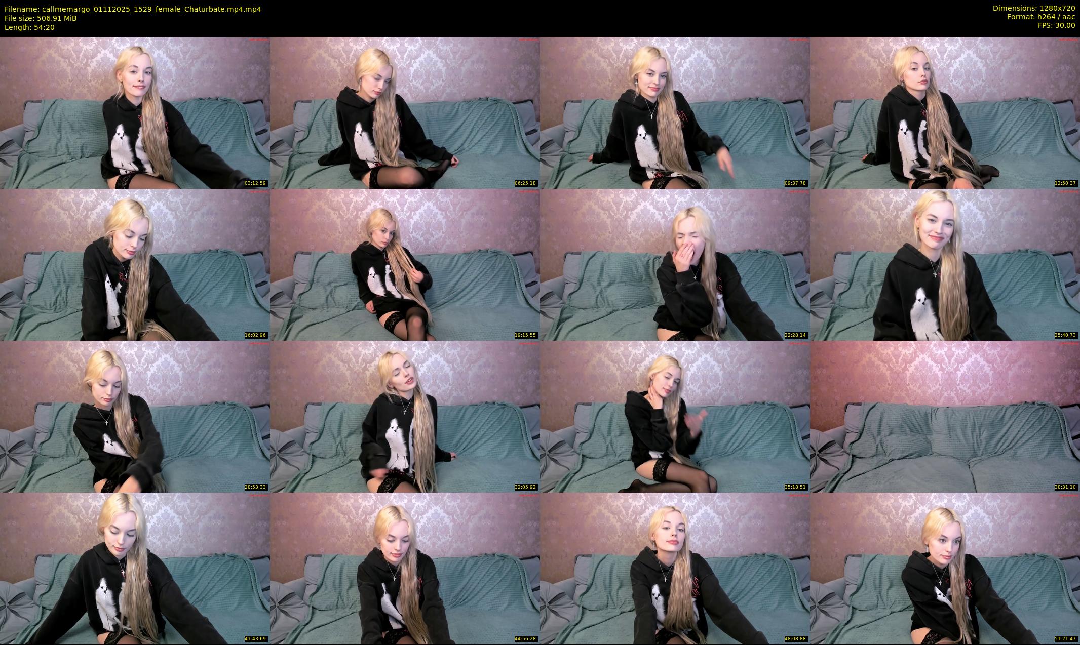 callmemargo — 55 minute Chaturbate female cam show recording, 720p, Nov 1, 2025