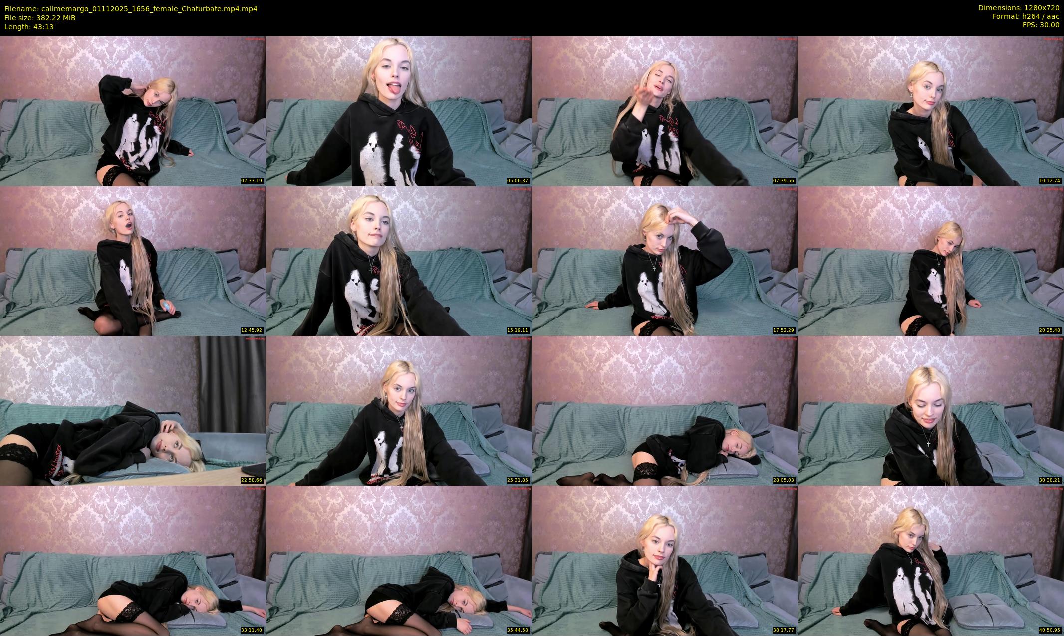 callmemargo — 44 minute Chaturbate female cam show recording, 720p, Nov 1, 2025