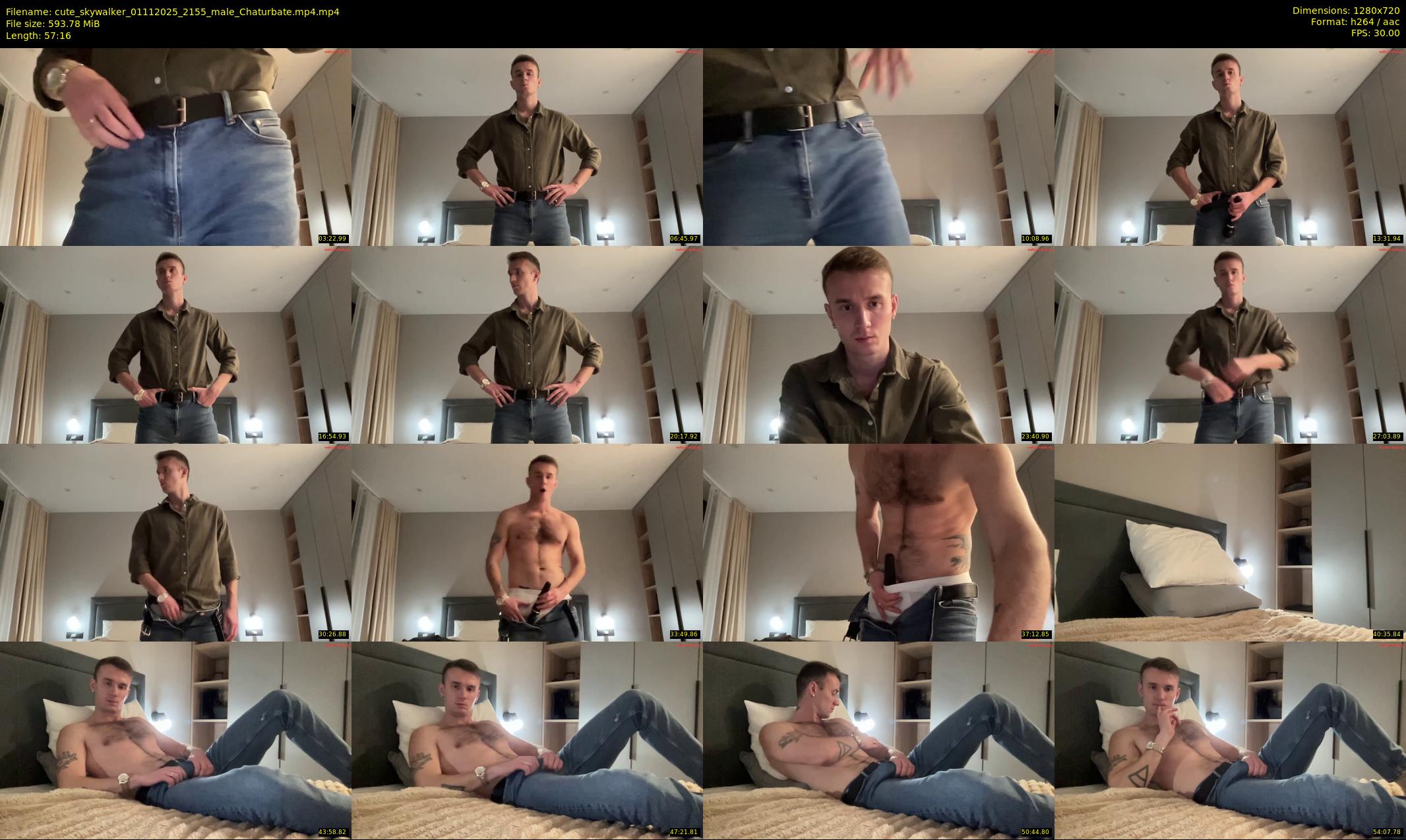 cute_skywalker — 58 minute Chaturbate male cam show recording, 720p, Nov 1, 2025