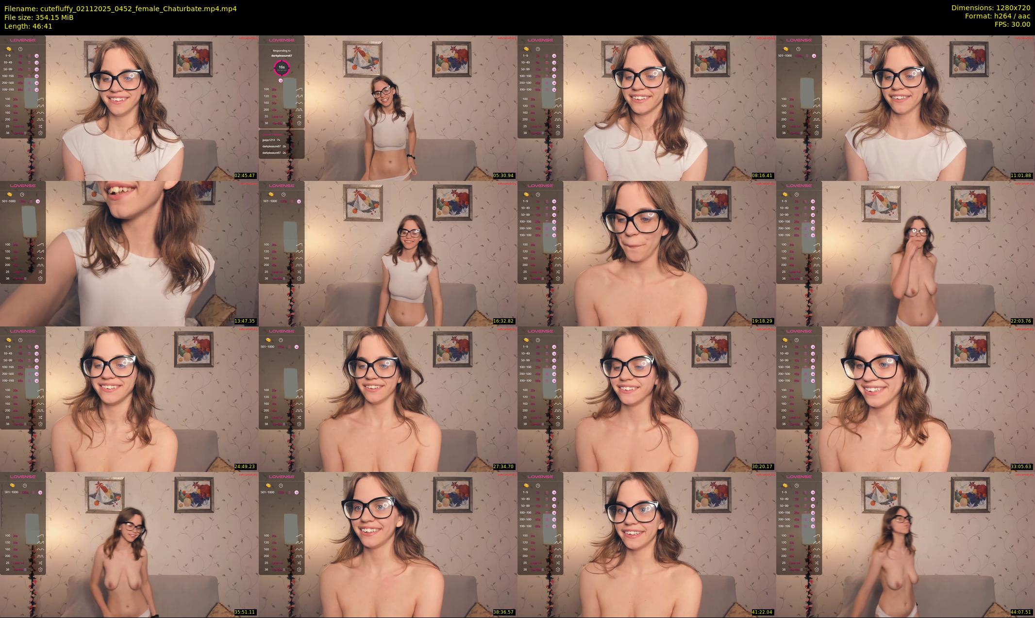 cutefluffy — 47 minute Chaturbate female cam show recording, 720p, Nov 2, 2025