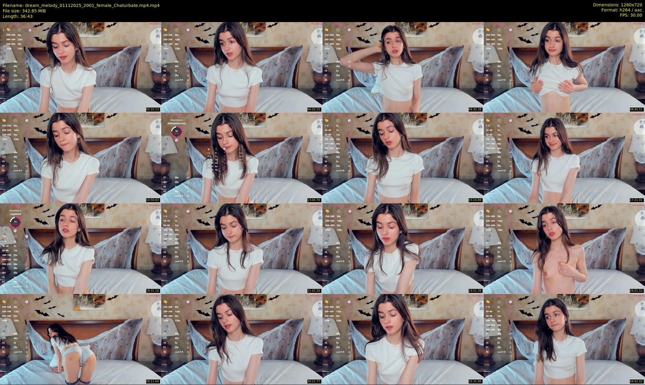 dream_melody — 37 minute Chaturbate female cam show recording, 720p, Nov 1, 2025