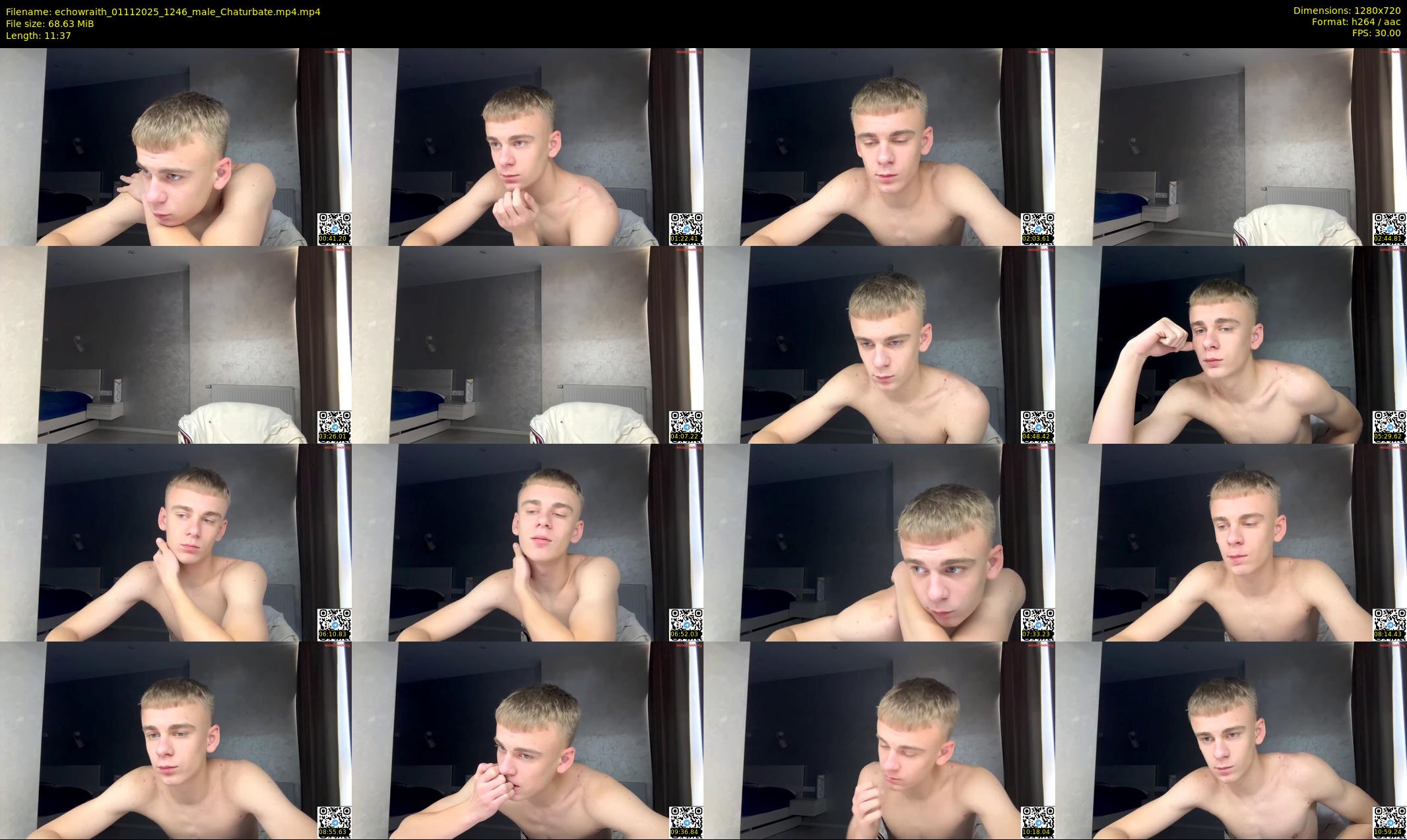 echowraith — 12 minute Chaturbate male cam show recording, 720p, Nov 1, 2025