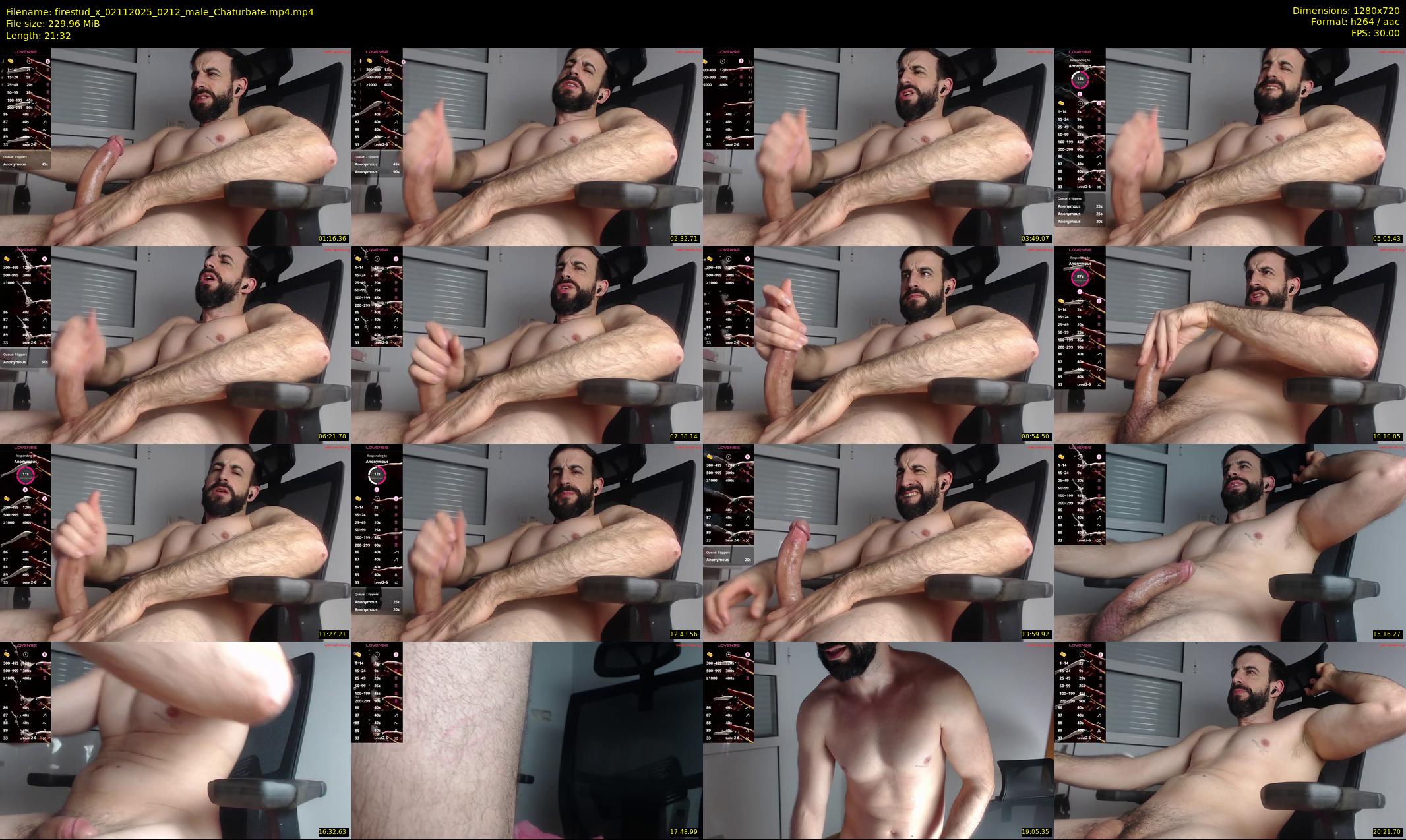 firestud_x — 22 minute Chaturbate male cam show recording, 720p, Nov 2, 2025