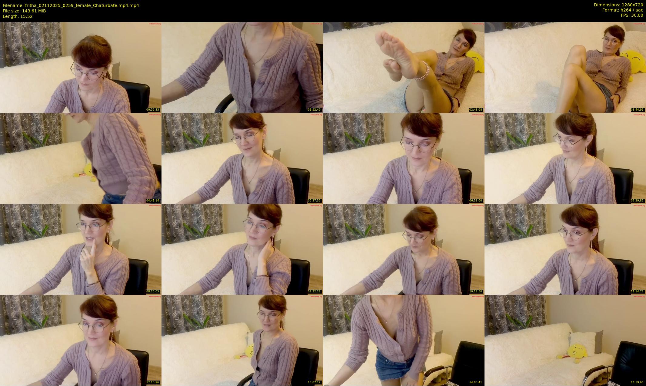 fritha — 16 minute Chaturbate female cam show recording, 720p, Nov 2, 2025