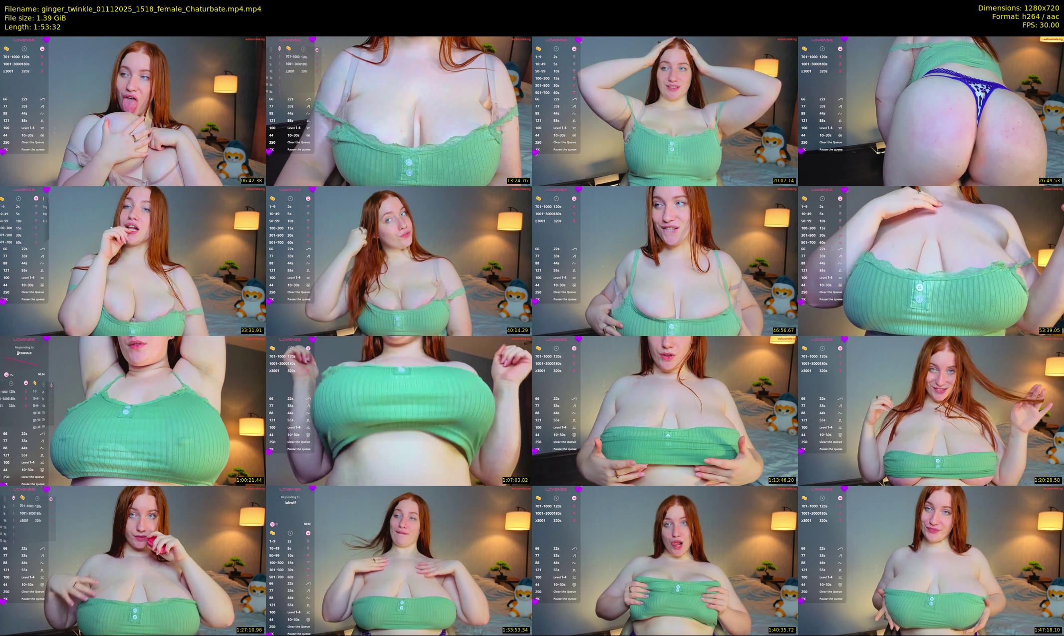 ginger_twinkle — 114 minute Chaturbate female cam show recording, 720p, Nov 1, 2025