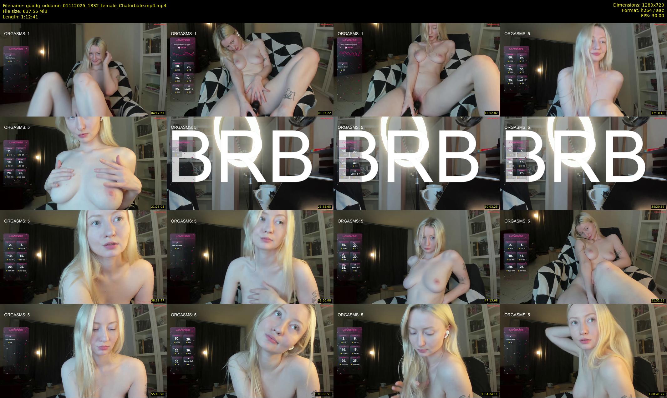 goodg_oddamn — 73 minute Chaturbate female cam show recording, 720p, Nov 1, 2025