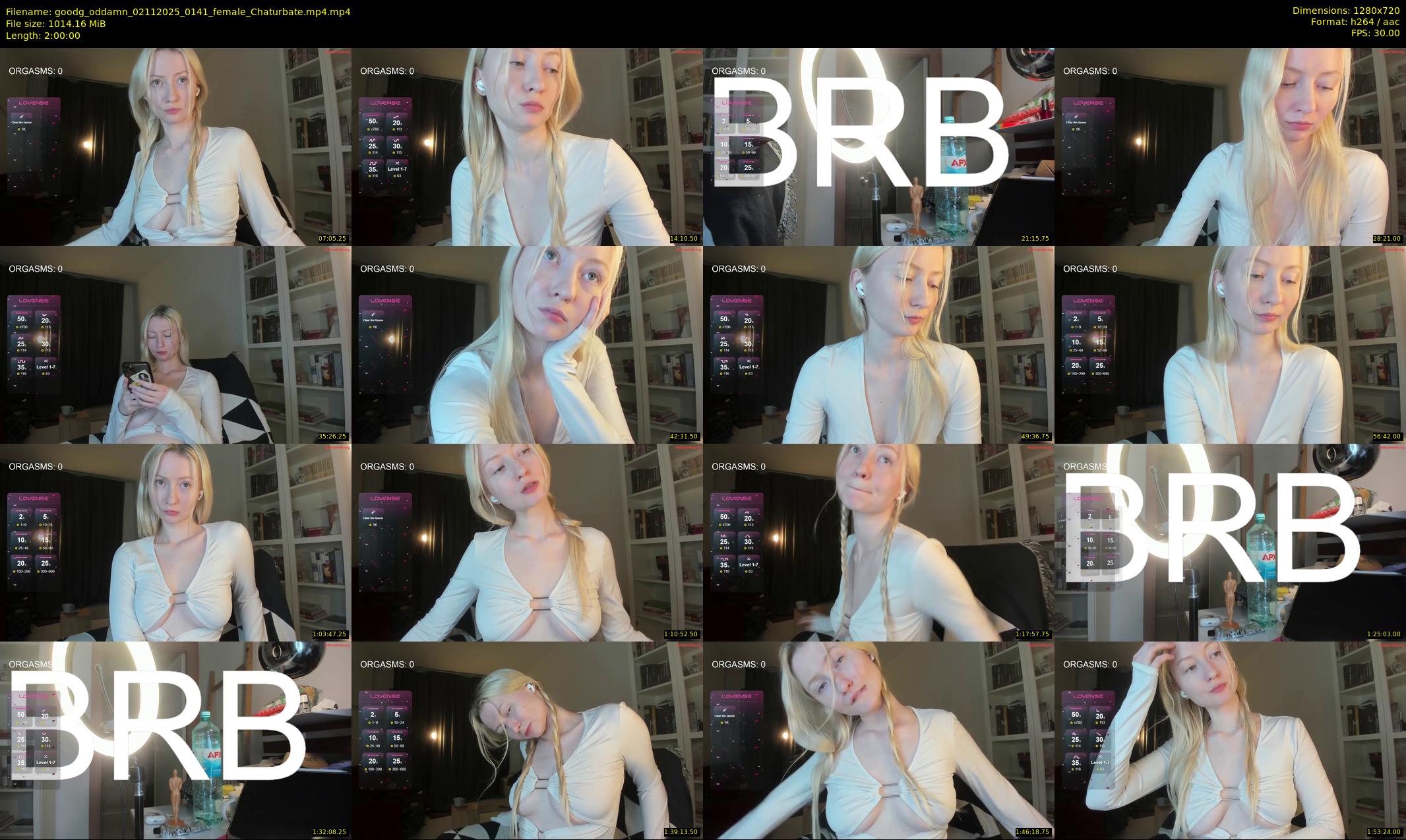 goodg_oddamn — 120 minute Chaturbate female cam show recording, 720p, Nov 2, 2025
