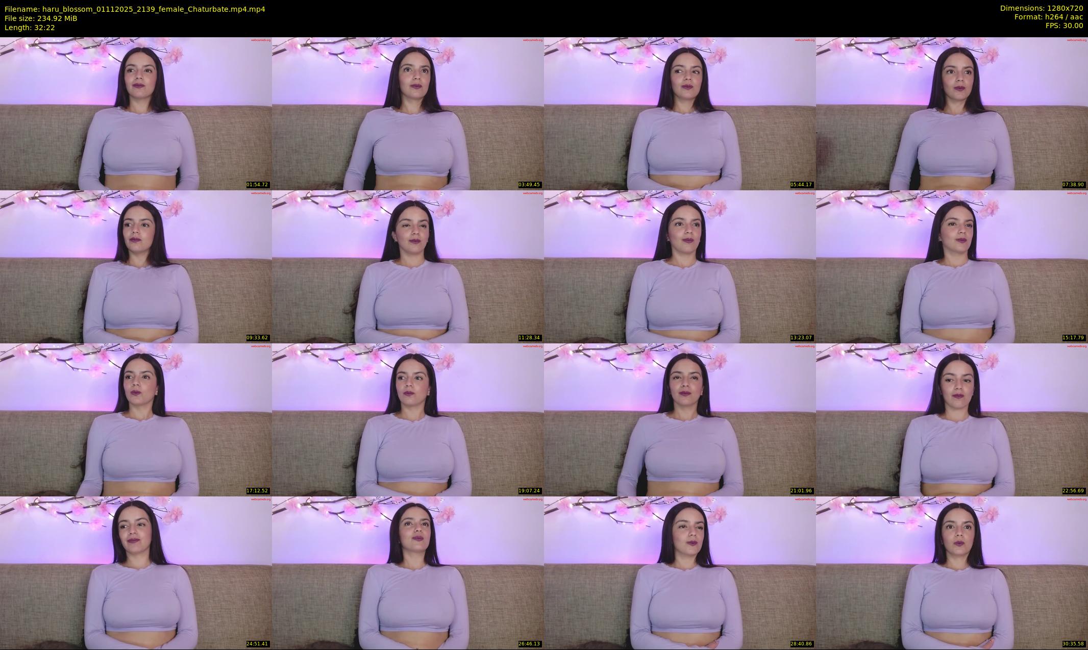 haru_blossom — 33 minute Chaturbate female cam show recording, 720p, Nov 1, 2025