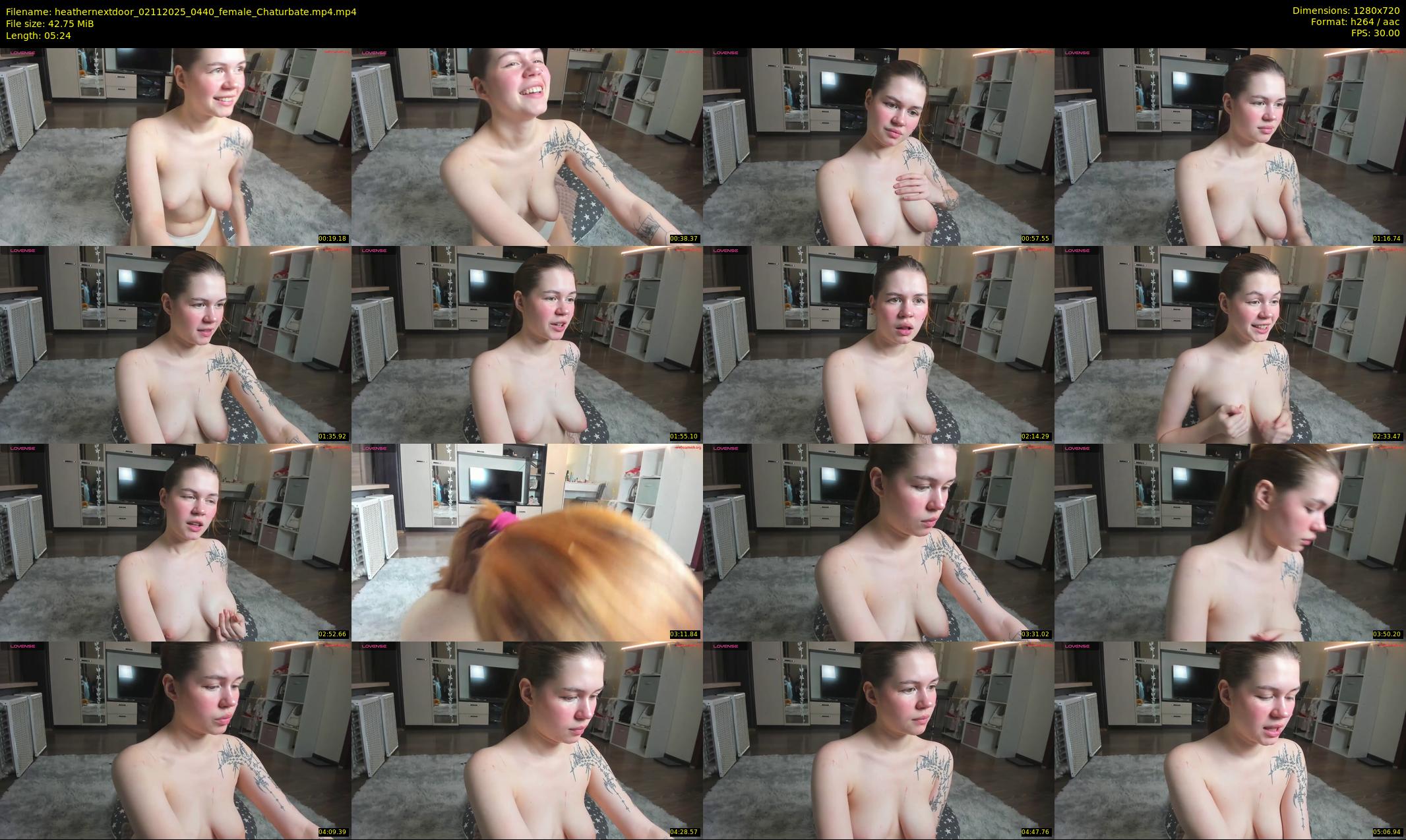 heathernextdoor — 6 minute Chaturbate female cam show recording, 720p, Nov 2, 2025