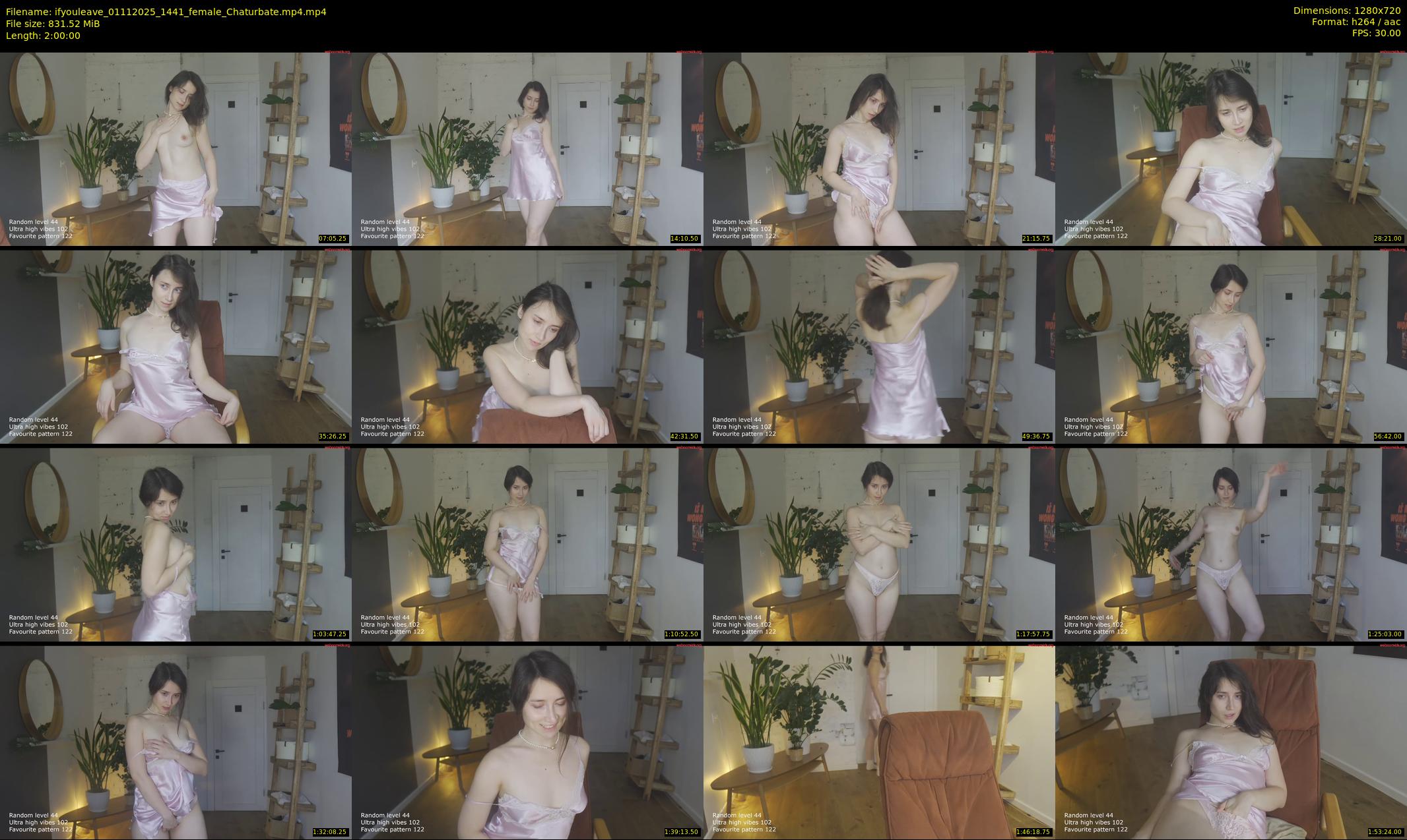 ifyouleave — 120 minute Chaturbate female cam show recording, 720p, Nov 1, 2025