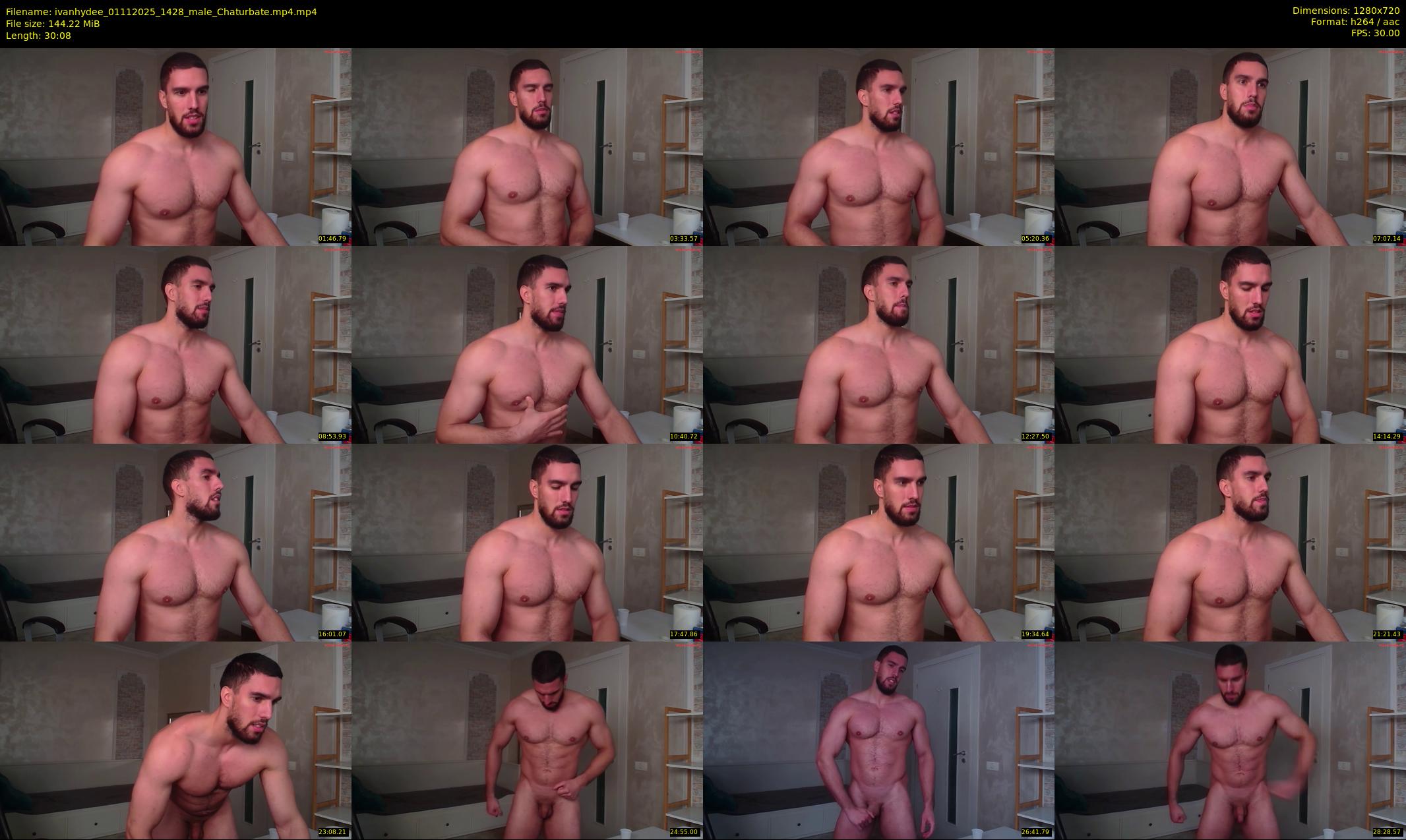 ivanhydee — 31 minute Chaturbate male cam show recording, 720p, Nov 1, 2025
