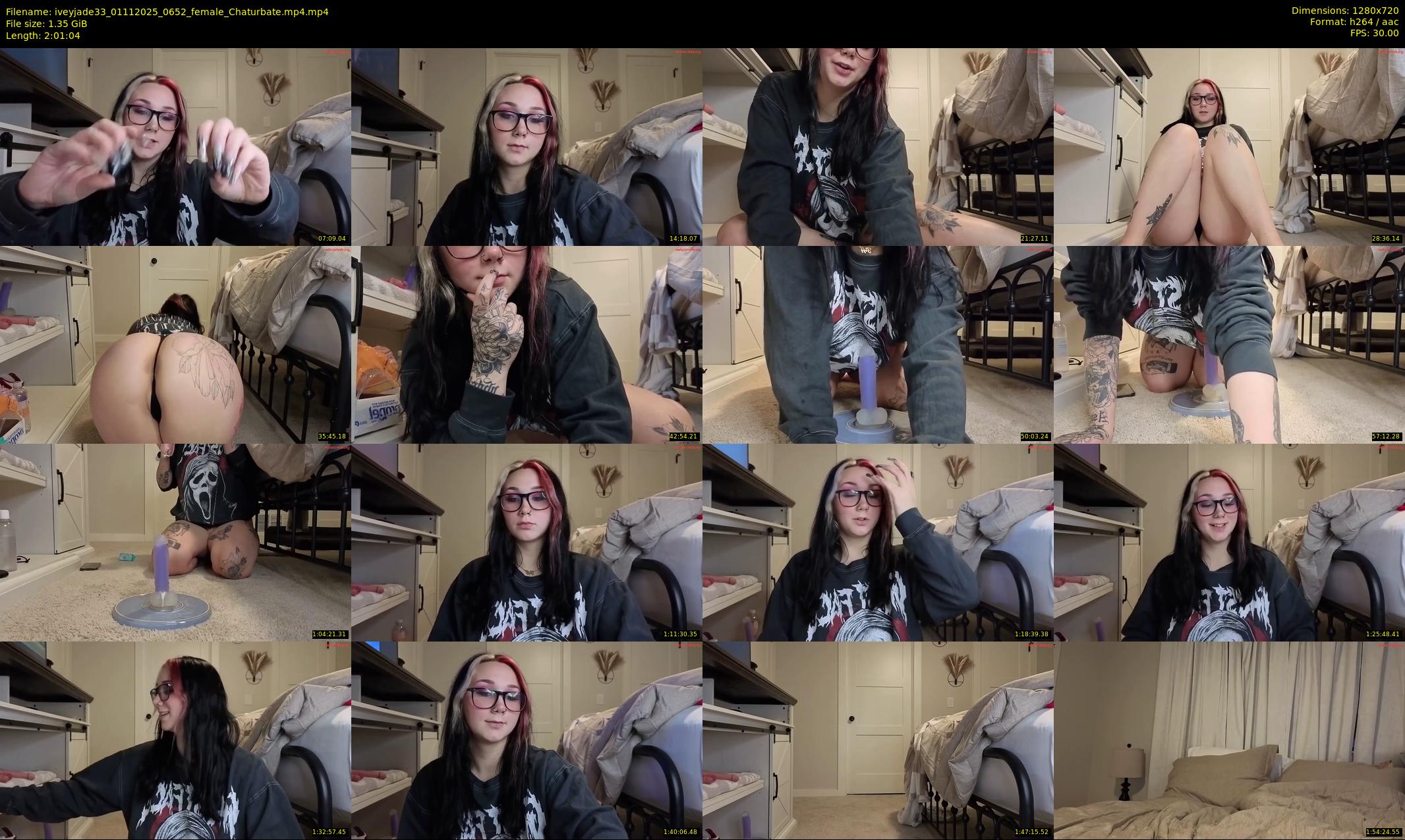 iveyjade33 — 122 minute Chaturbate female cam show recording, 720p, Nov 1, 2025