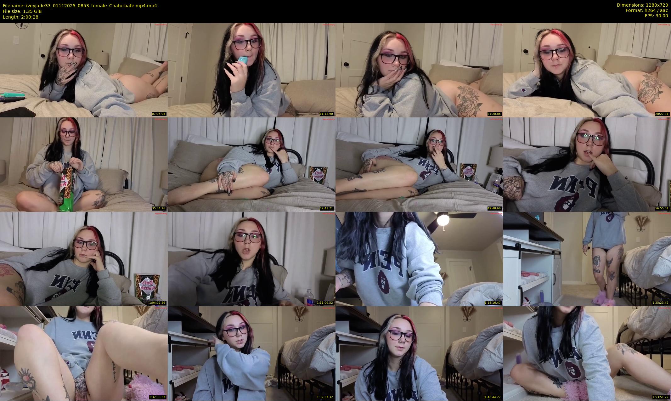 iveyjade33 — 121 minute Chaturbate female cam show recording, 720p, Nov 1, 2025