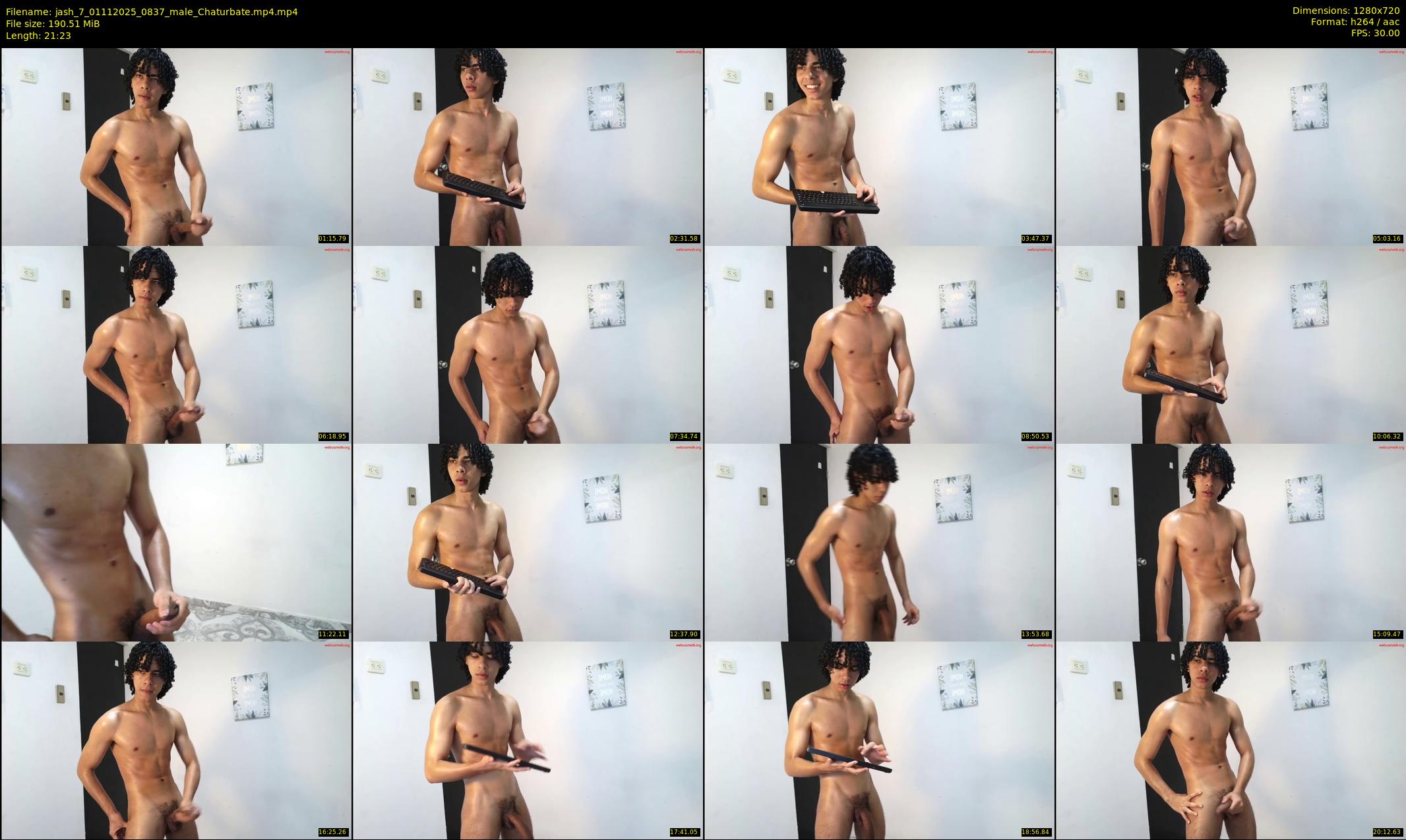 jash_7 — 22 minute Chaturbate male cam show recording, 720p, Nov 1, 2025