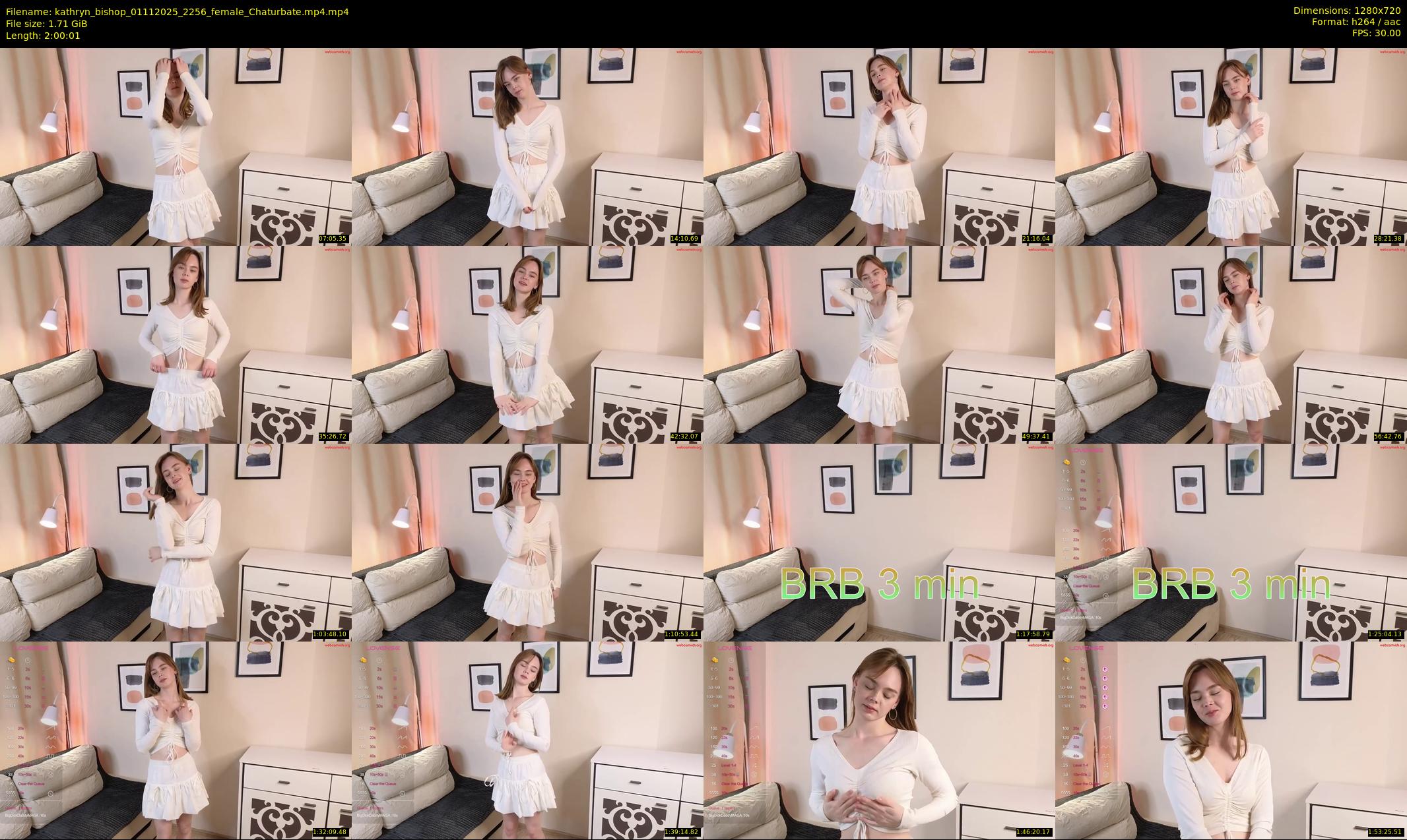 kathryn_bishop — 121 minute Chaturbate female cam show recording, 720p, Nov 1, 2025