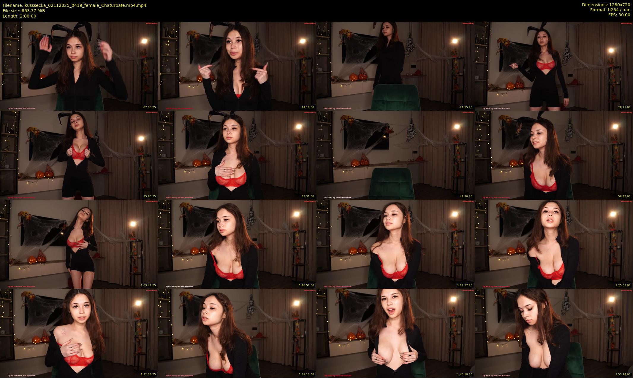 kusssecka — 120 minute Chaturbate female cam show recording, 720p, Nov 2, 2025