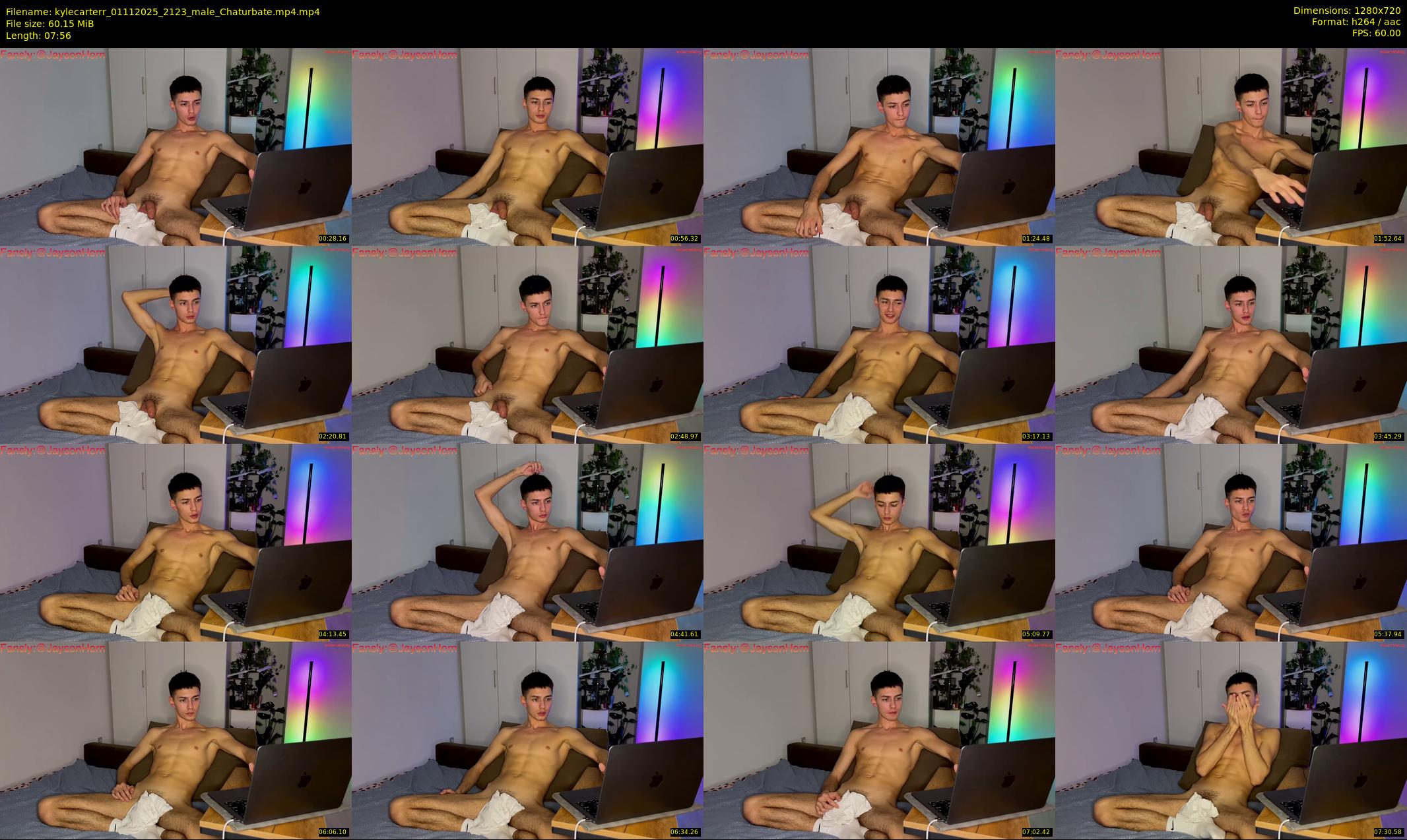kylecarterr — 8 minute Chaturbate male cam show recording, 720p, Nov 1, 2025