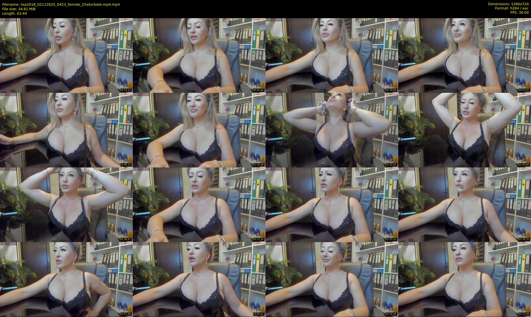 lisa2018 — 4 minute Chaturbate female cam show recording, 720p, Nov 2, 2025