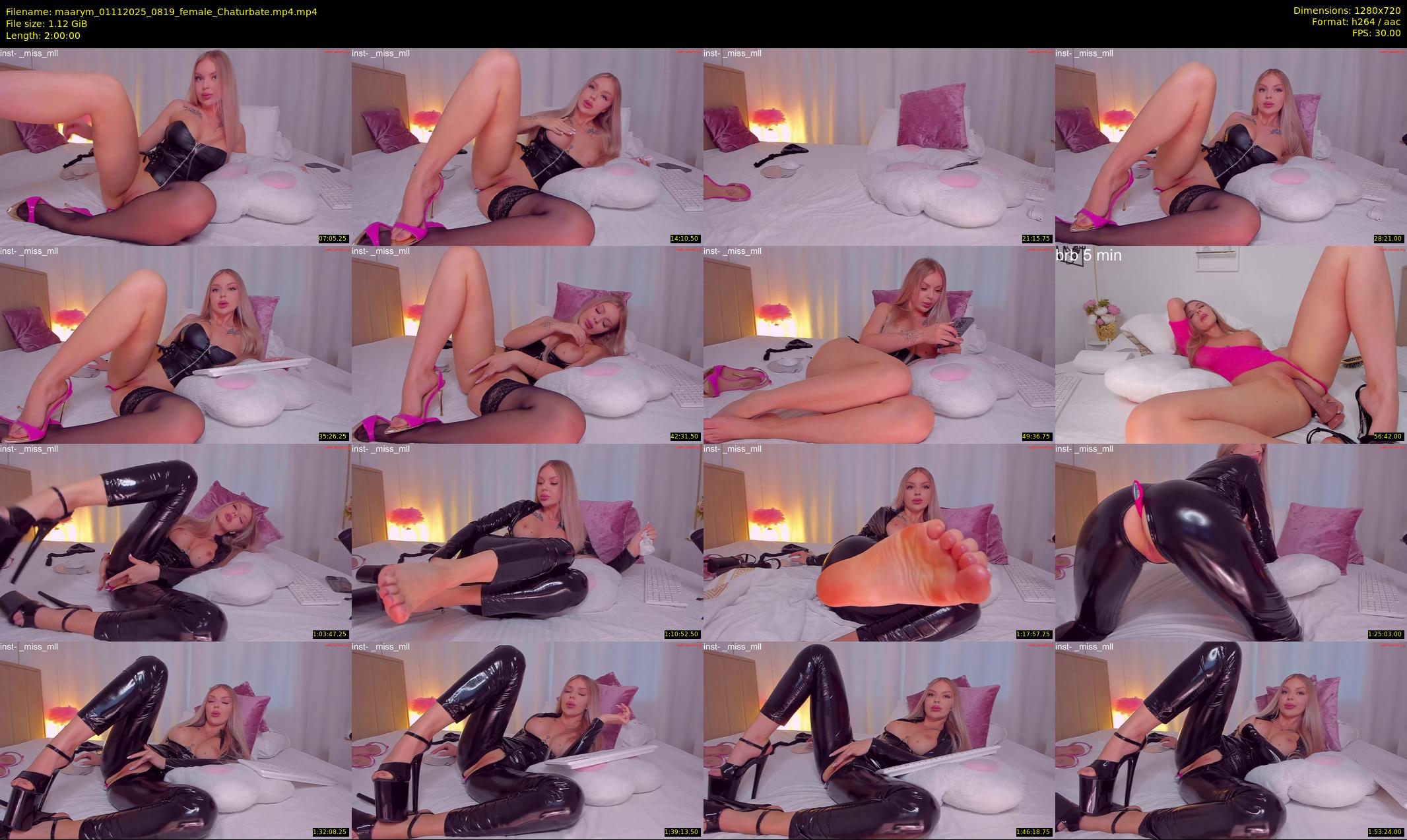 maarym — 120 minute Chaturbate couple cam show recording, 720p, Nov 1, 2025