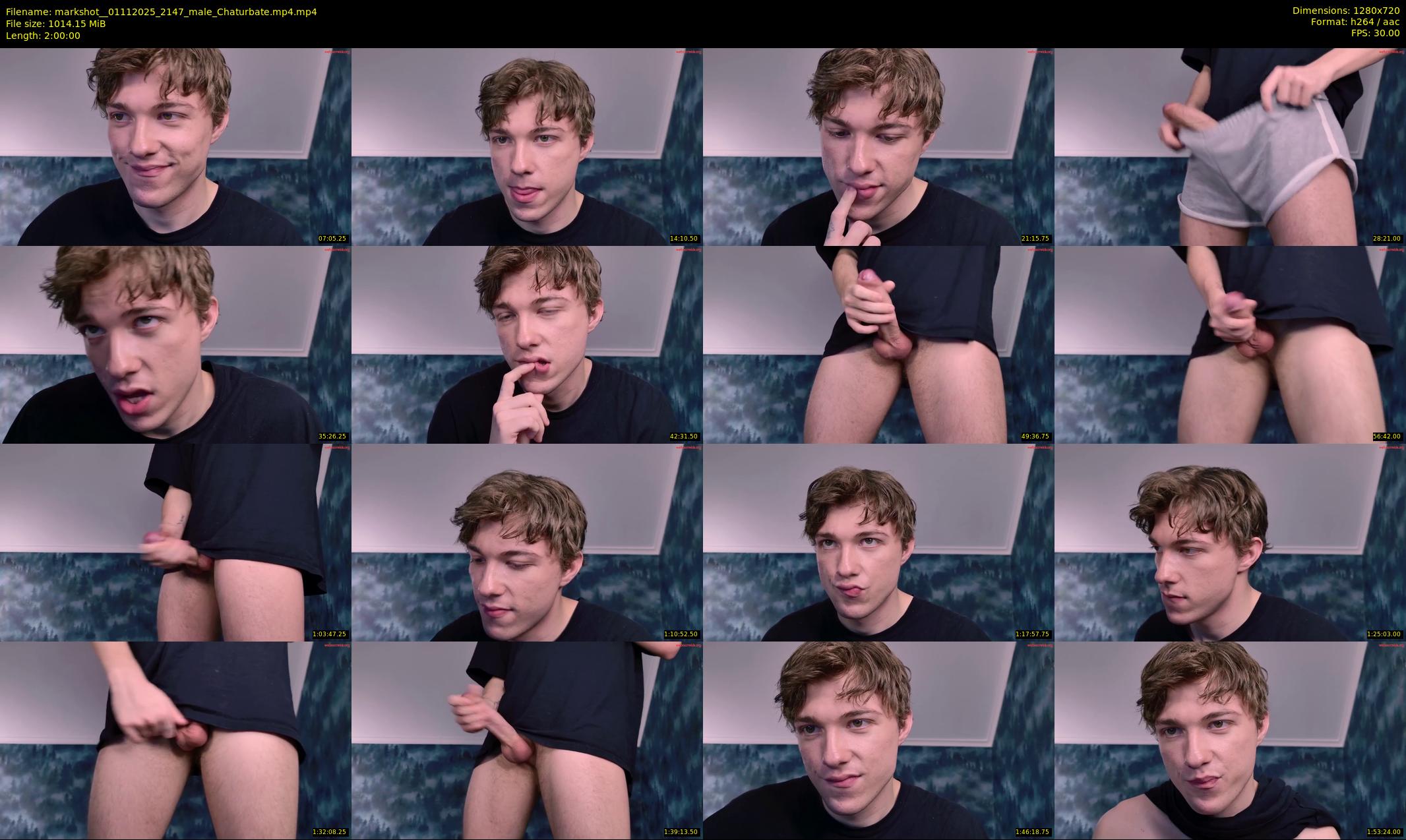 markshot_ — 120 minute Chaturbate male cam show recording, 720p, Nov 1, 2025