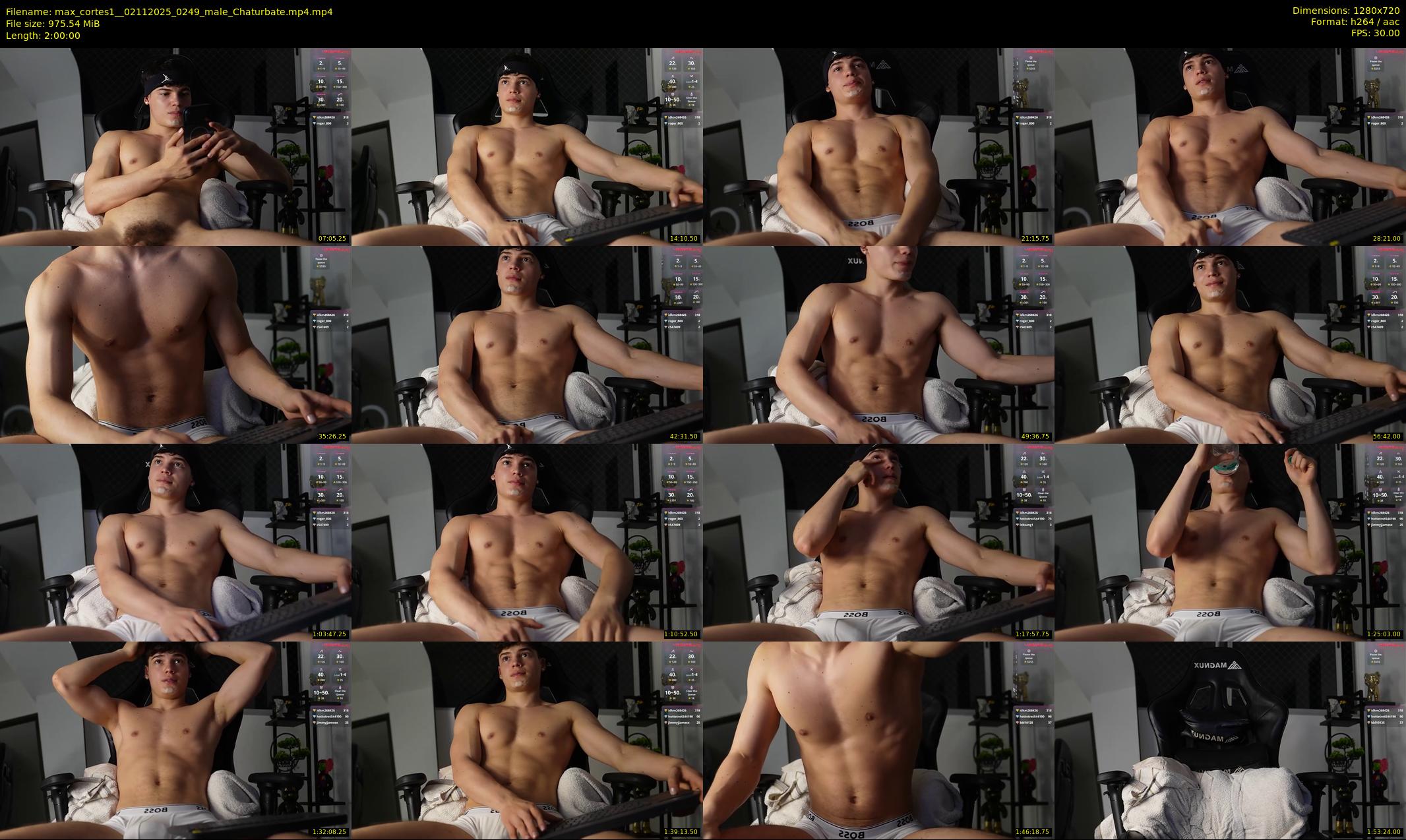 max_cortes1_ — 120 minute Chaturbate male cam show recording, 720p, Nov 2, 2025