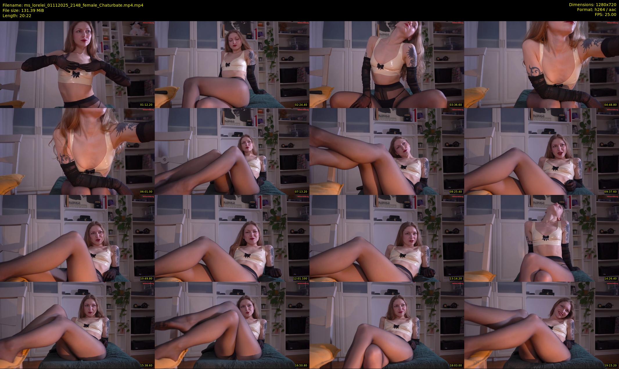 ms_lorelei — 21 minute Chaturbate female cam show recording, 720p, Nov 1, 2025
