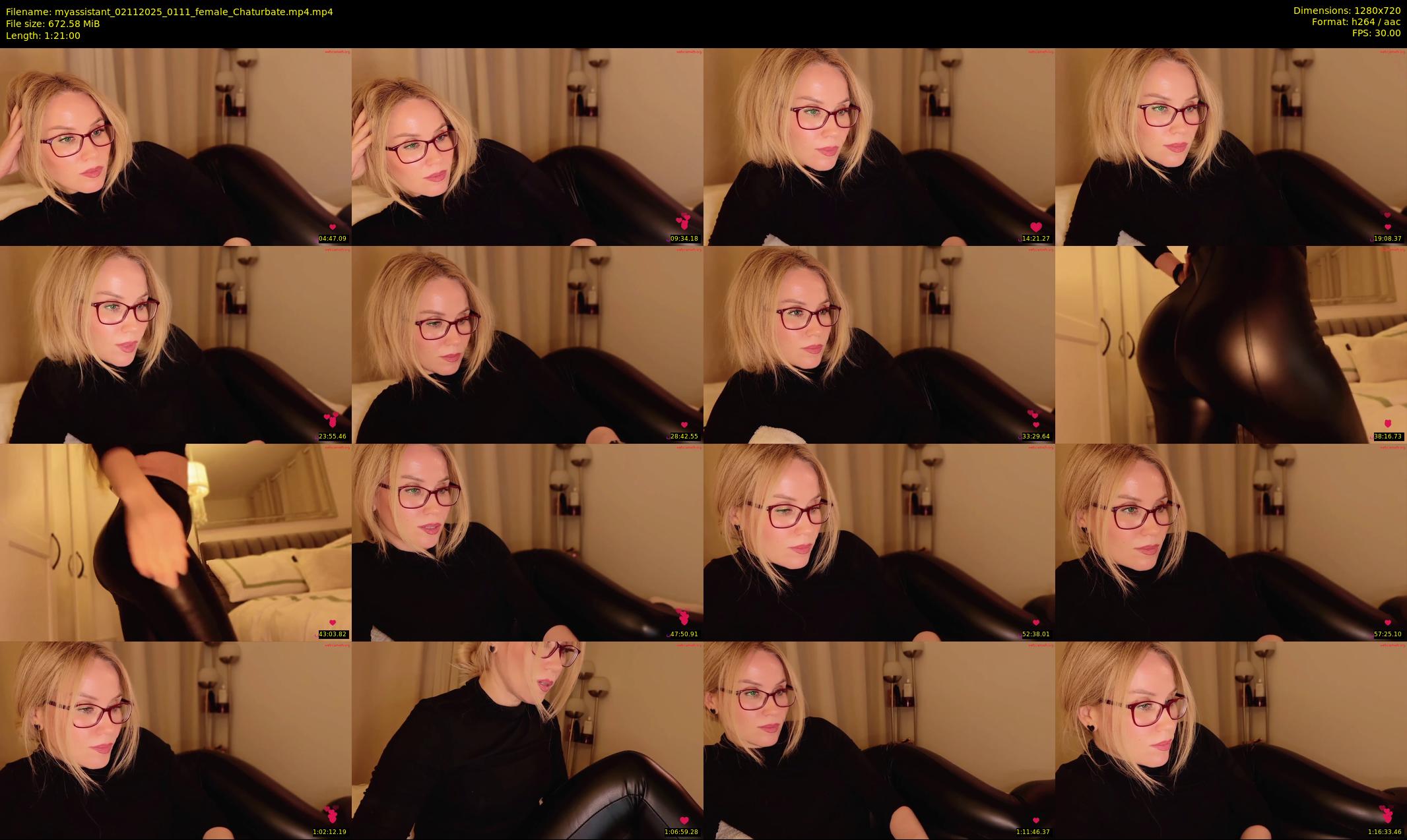 myassistant — 81 minute Chaturbate female cam show recording, 720p, Nov 2, 2025