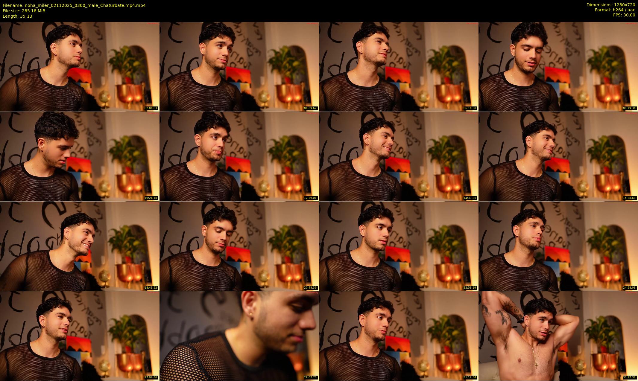 noha_miler — 36 minute Chaturbate male cam show recording, 720p, Nov 2, 2025