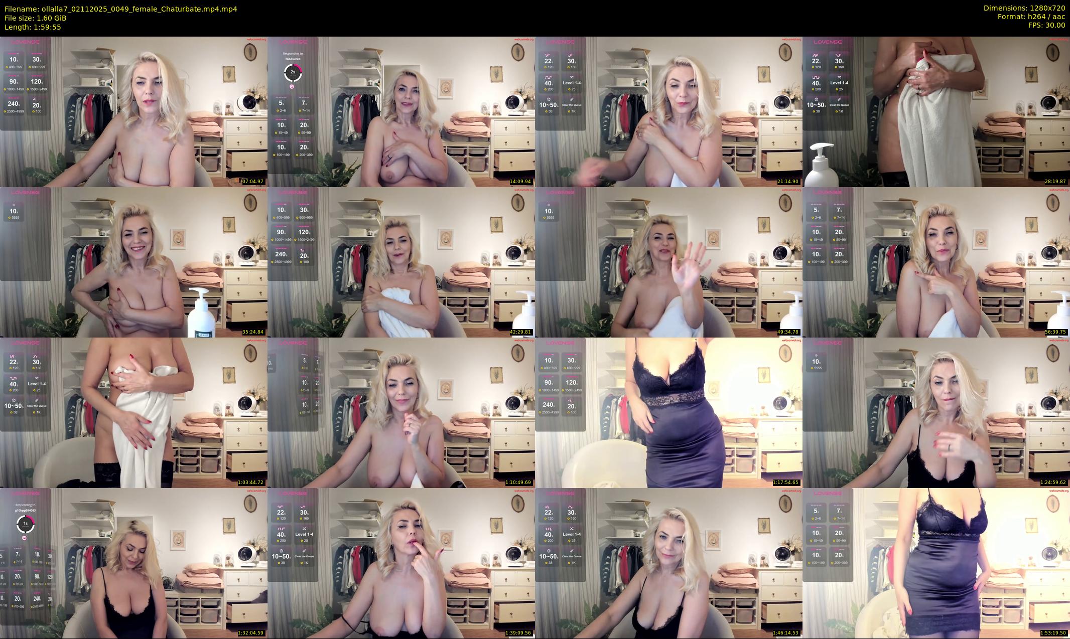 ollalla7 — 120 minute Chaturbate female cam show recording, 720p, Nov 2, 2025