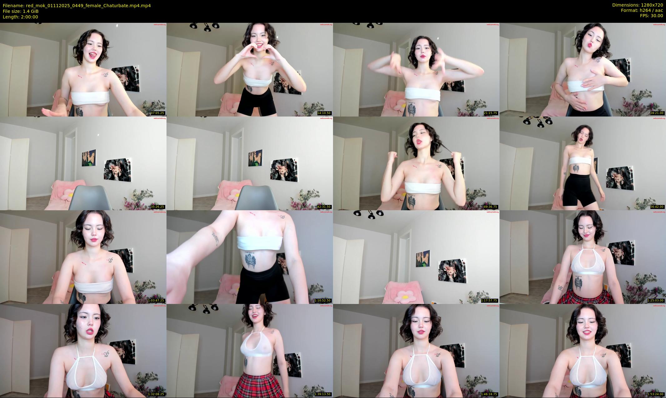 red_mok — 120 minute Chaturbate female cam show recording, 720p, Nov 1, 2025