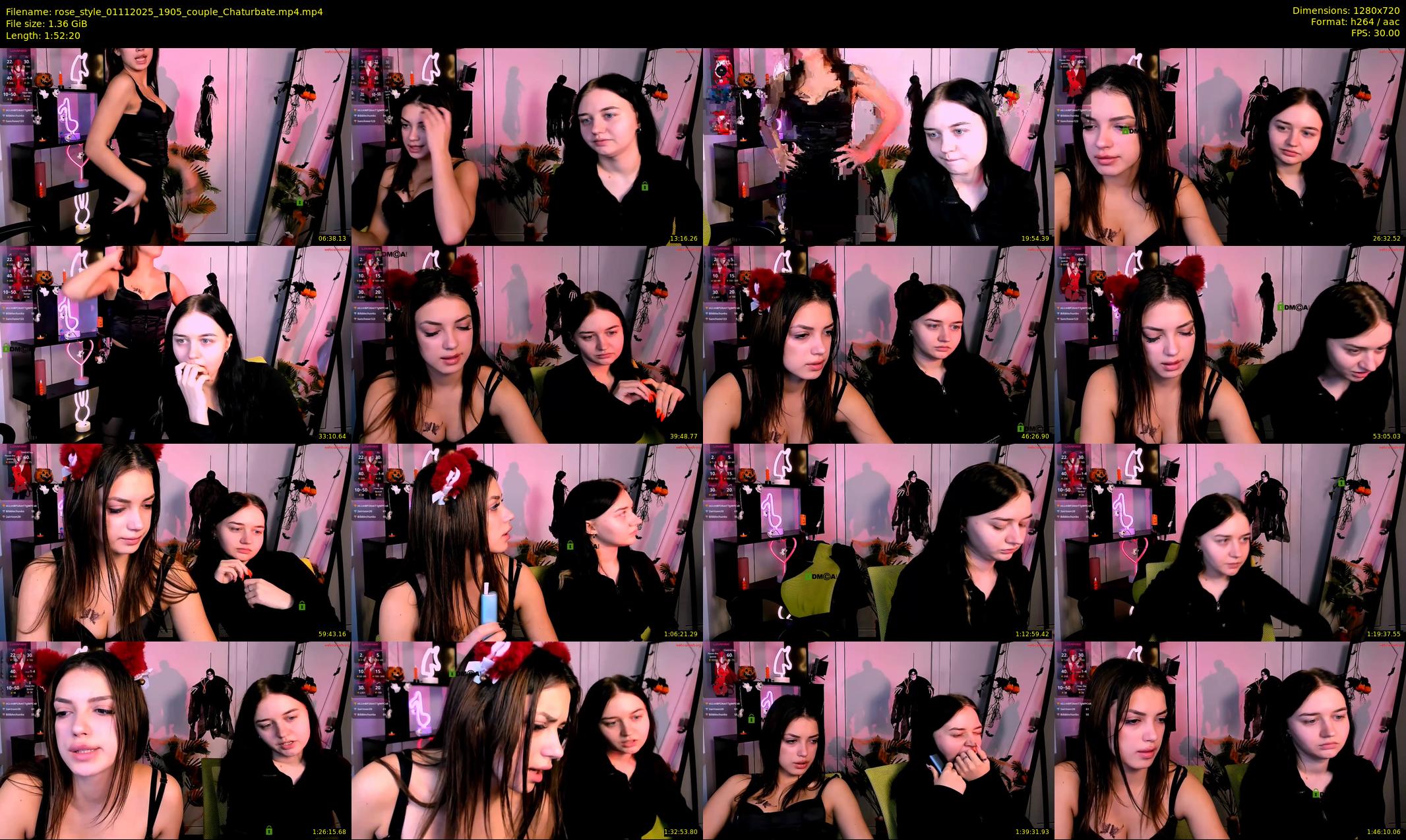 rose_style — 113 minute Chaturbate couple cam show recording, 720p, Nov 1, 2025