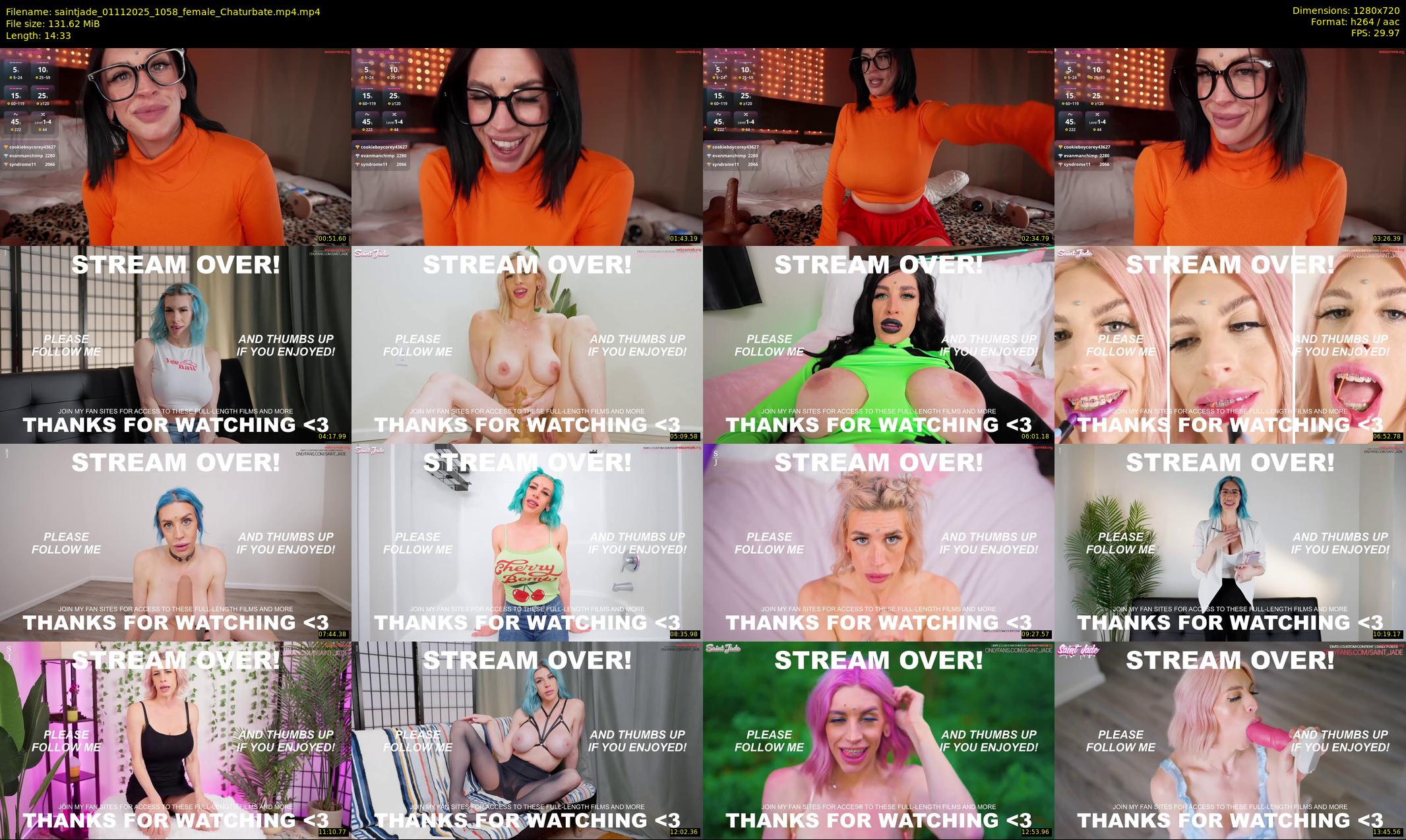 saintjade — 15 minute Chaturbate female cam show recording, 720p, Nov 1, 2025