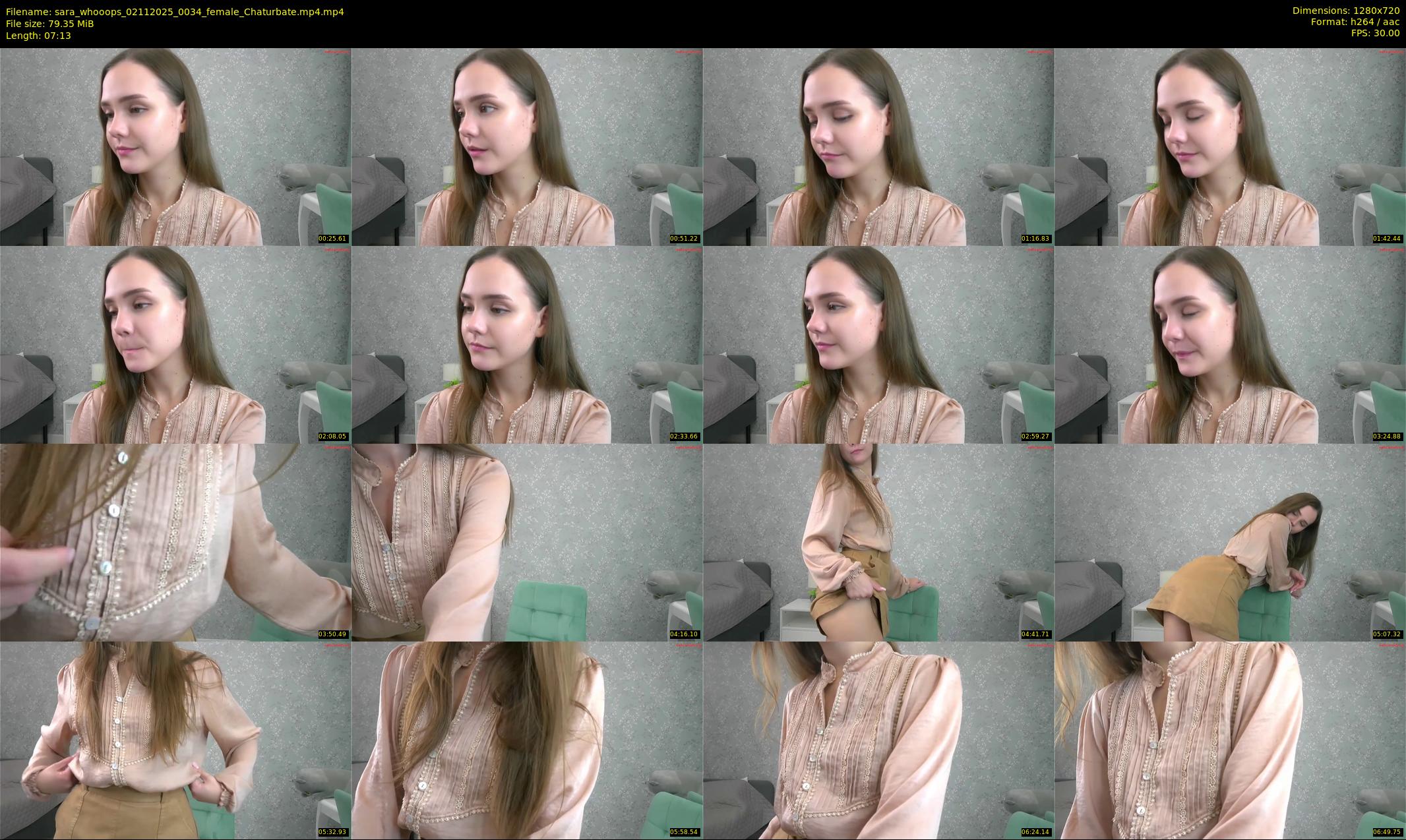 sara_whooops — 8 minute Chaturbate female cam show recording, 720p, Nov 2, 2025