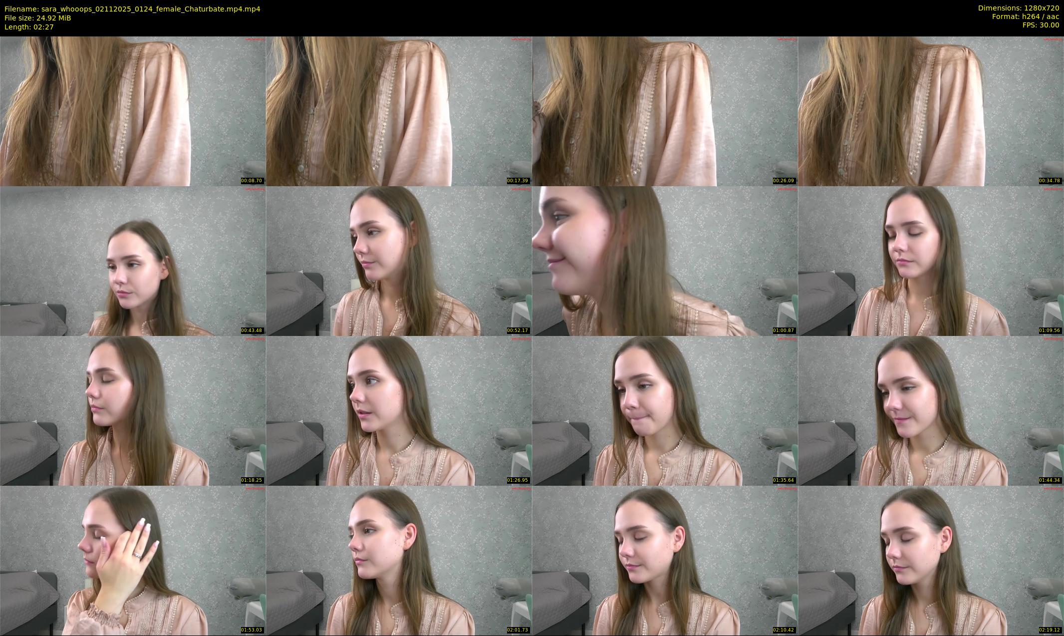 sara_whooops — 3 minute Chaturbate female cam show recording, 720p, Nov 2, 2025