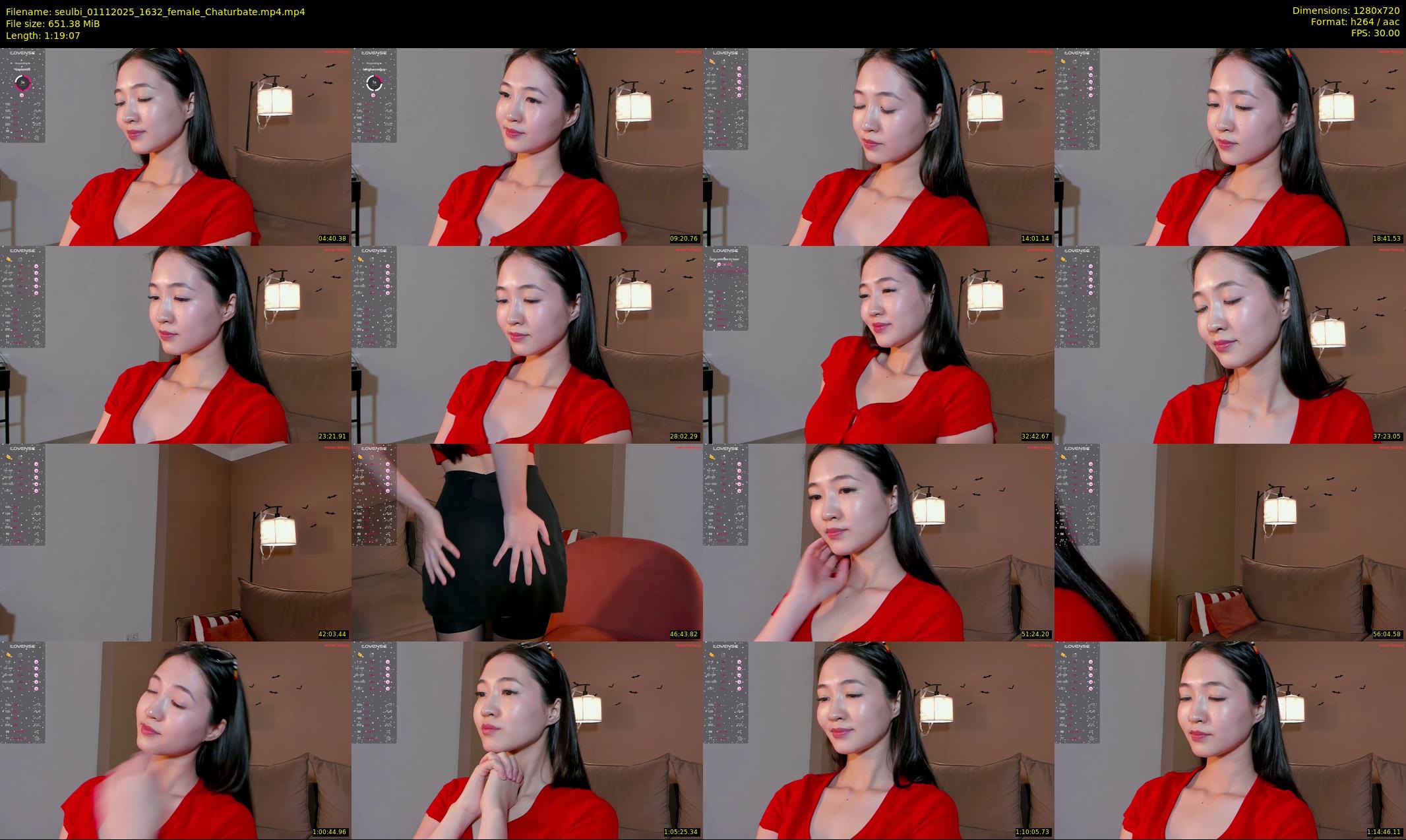 seulbi — 80 minute Chaturbate female cam show recording, 720p, Nov 1, 2025