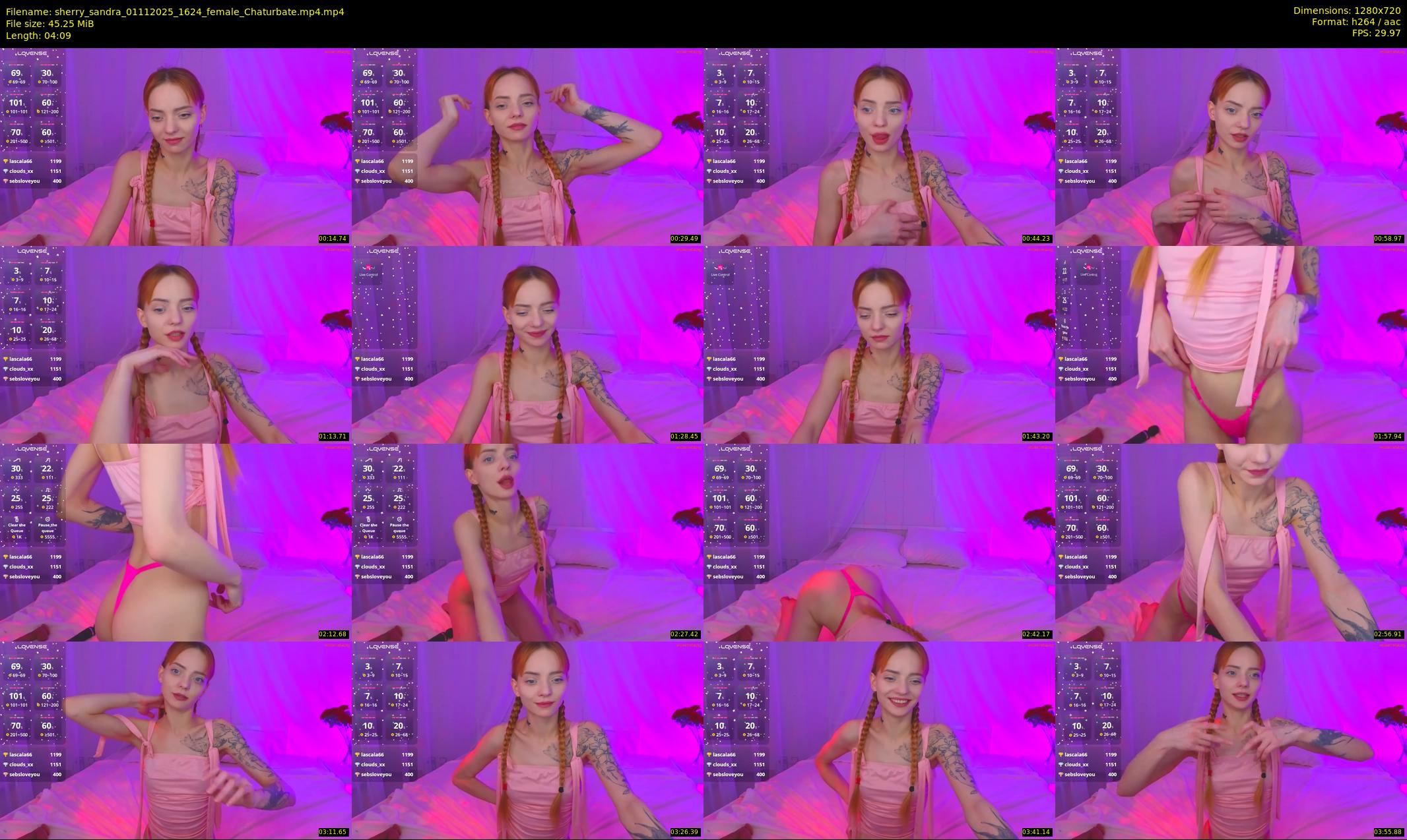 sherry_sandra — 5 minute Chaturbate female cam show recording, 720p, Nov 1, 2025