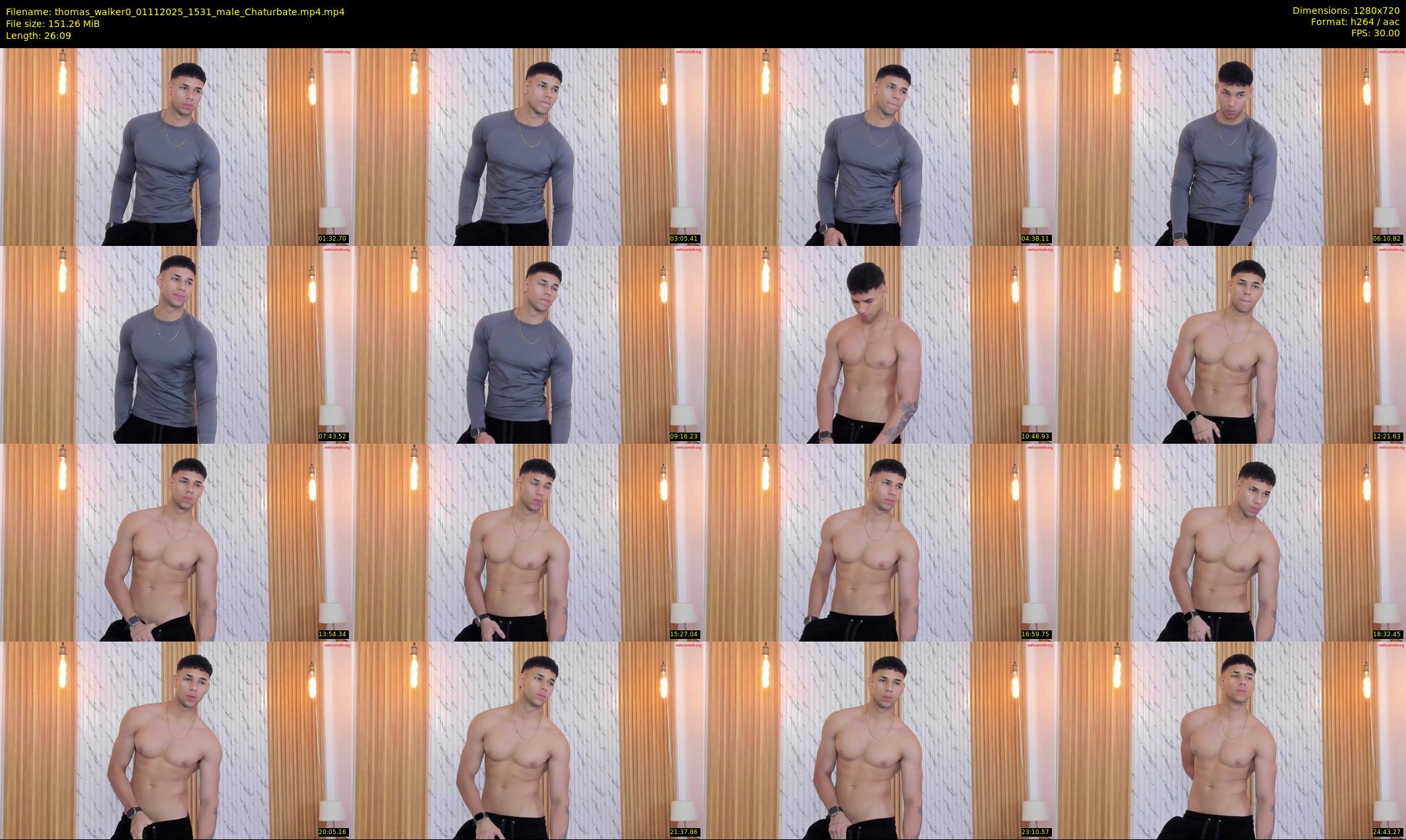 thomas_walker0 — 27 minute Chaturbate male cam show recording, 720p, Nov 1, 2025