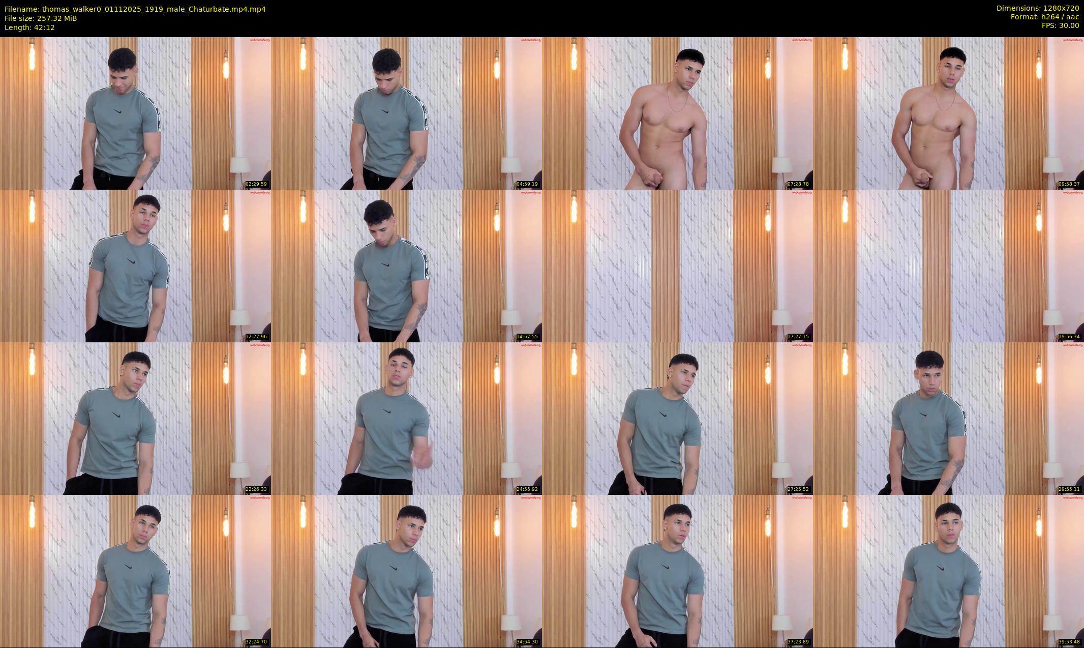 thomas_walker0 — 43 minute Chaturbate male cam show recording, 720p, Nov 1, 2025