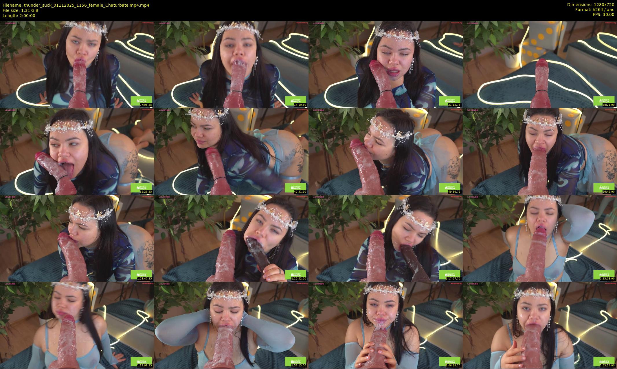 thunder_suck — 120 minute Chaturbate female cam show recording, 720p, Nov 1, 2025