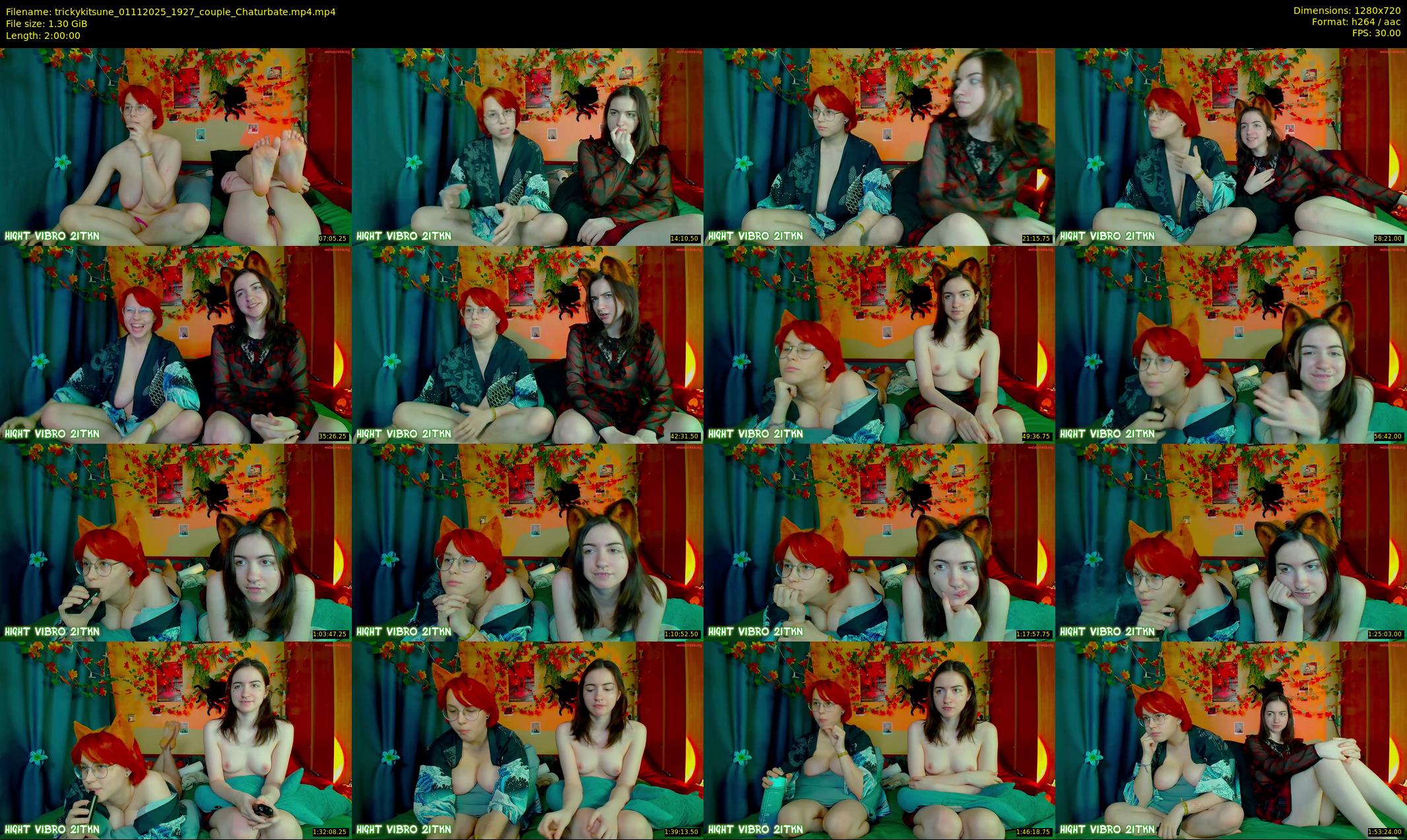 trickykitsune — 120 minute Chaturbate female cam show recording, 720p, Nov 1, 2025