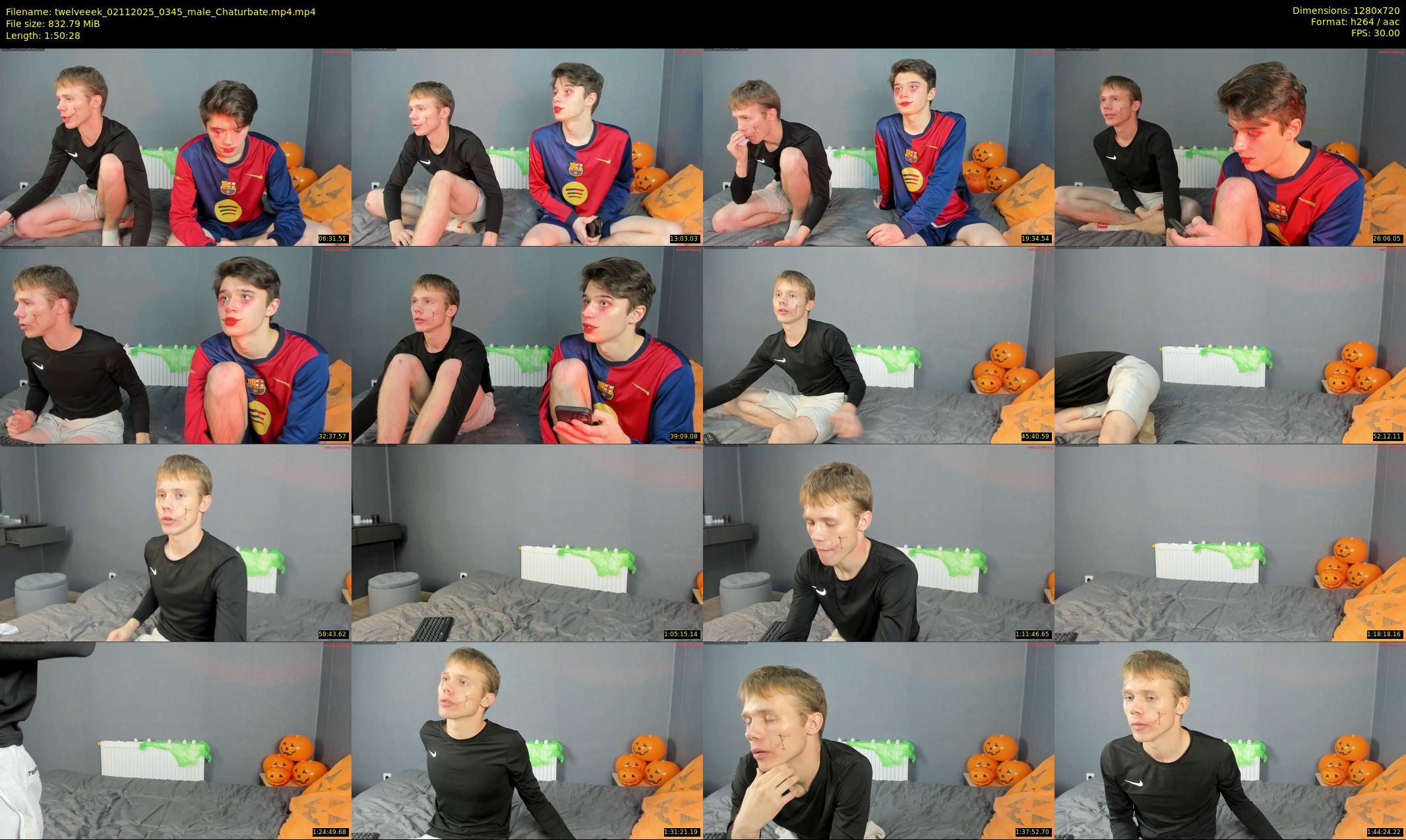 twelveeek — 111 minute Chaturbate male cam show recording, 720p, Nov 2, 2025