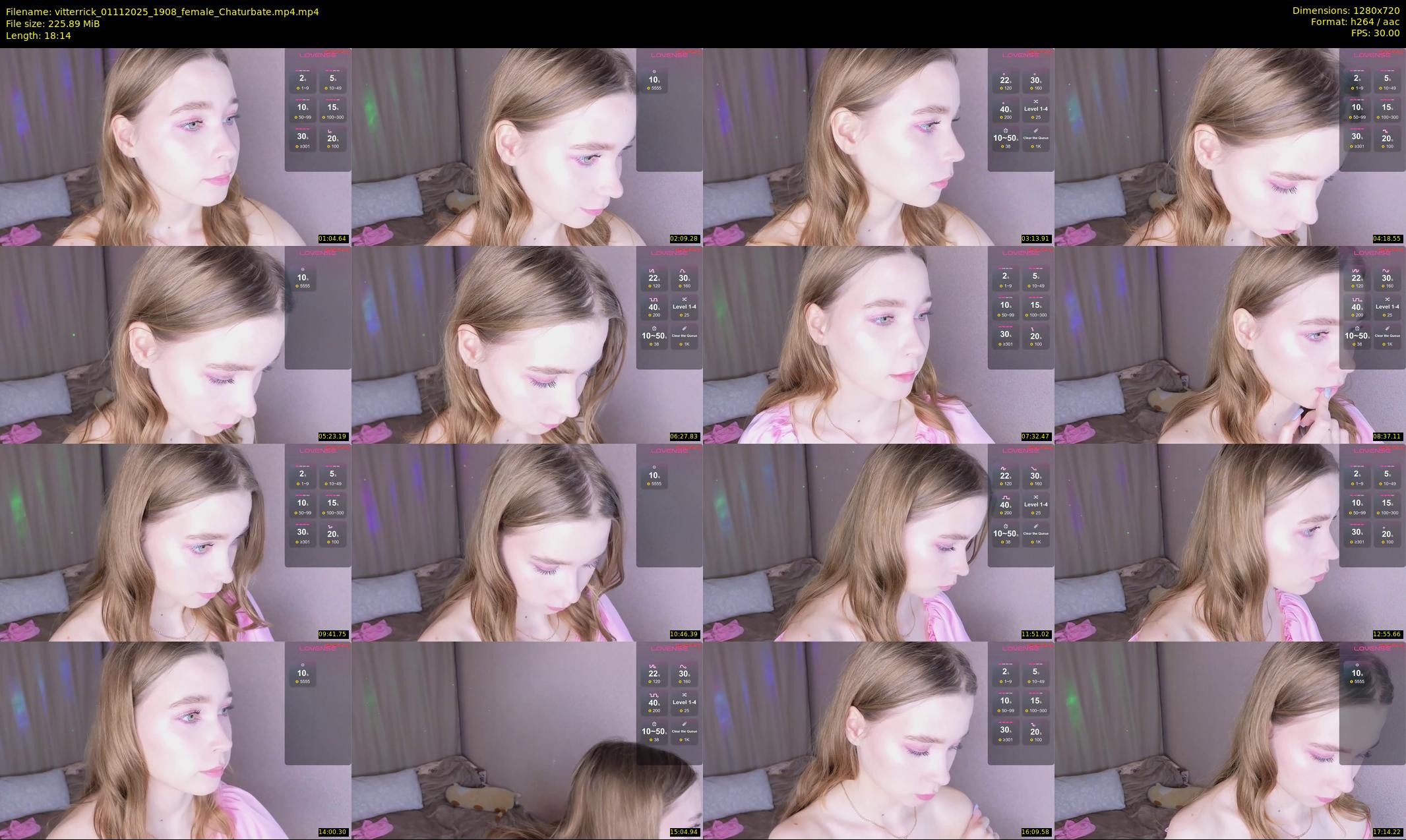 vitterrick — 19 minute Chaturbate female cam show recording, 720p, Nov 1, 2025