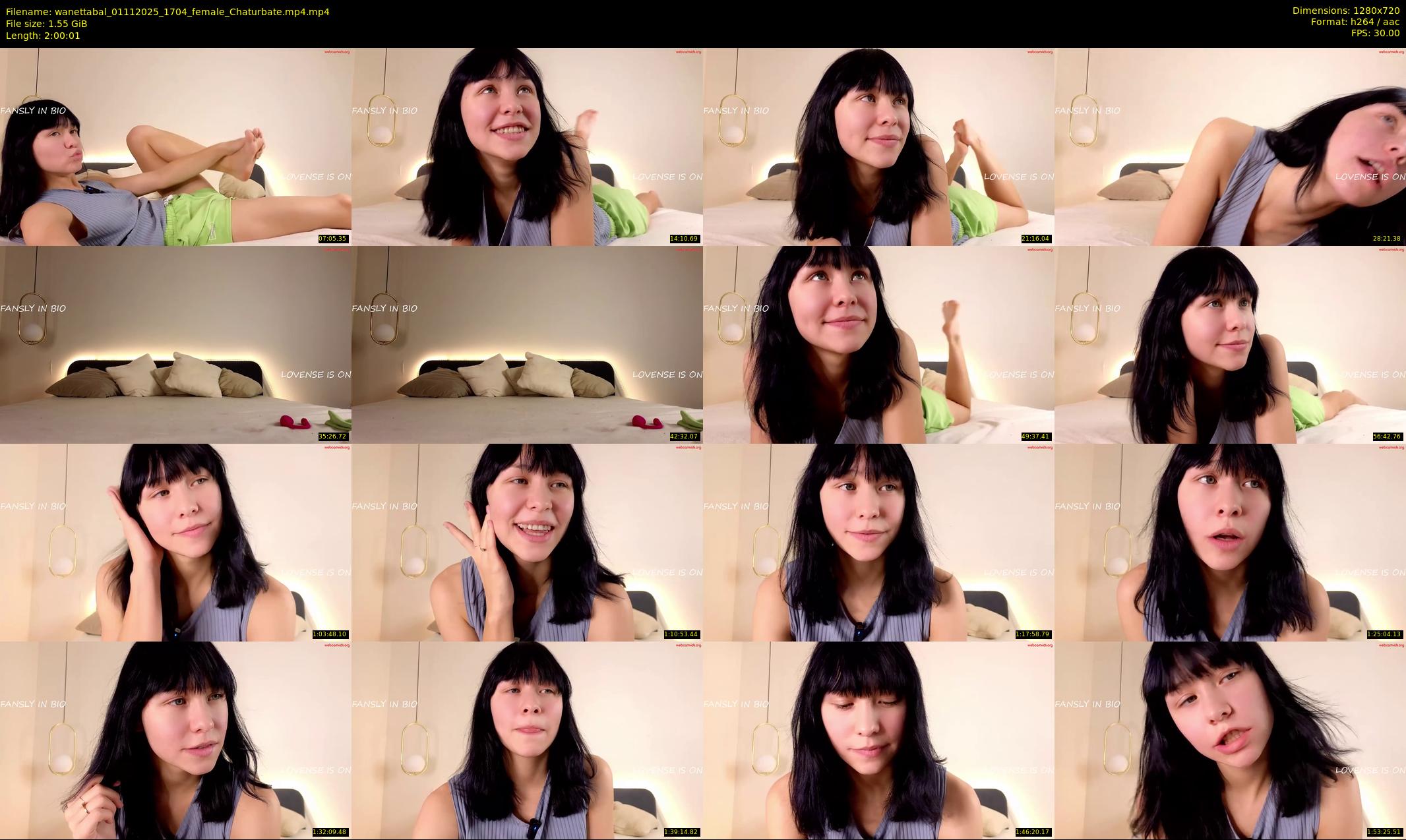 wanettabal — 121 minute Chaturbate female cam show recording, 720p, Nov 1, 2025