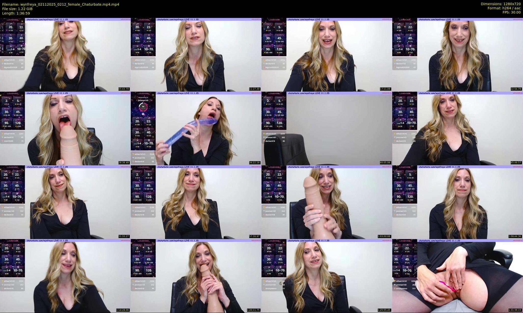 wynfreya — 97 minute Chaturbate female cam show recording, 720p, Nov 2, 2025