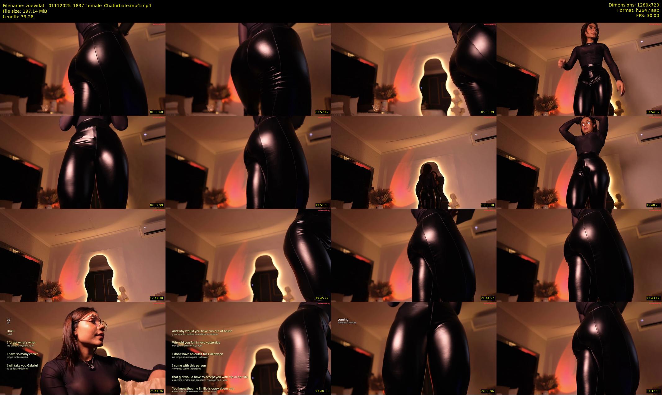 zoevidal_ — 34 minute Chaturbate female cam show recording, 720p, Nov 1, 2025